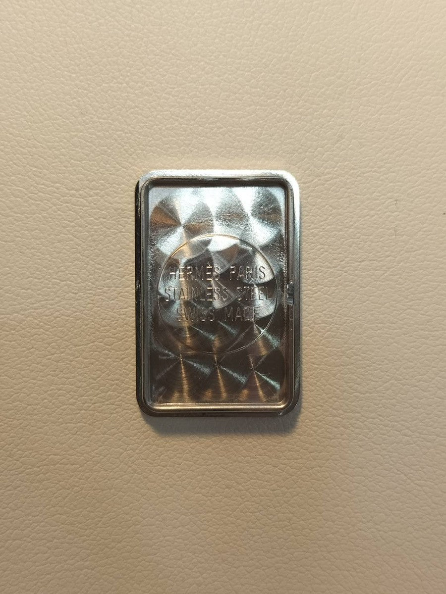 Hermès Cloajour CR2.210 Quartz Cal.976.001 Stainless Steel White Shell Dial Overhauled