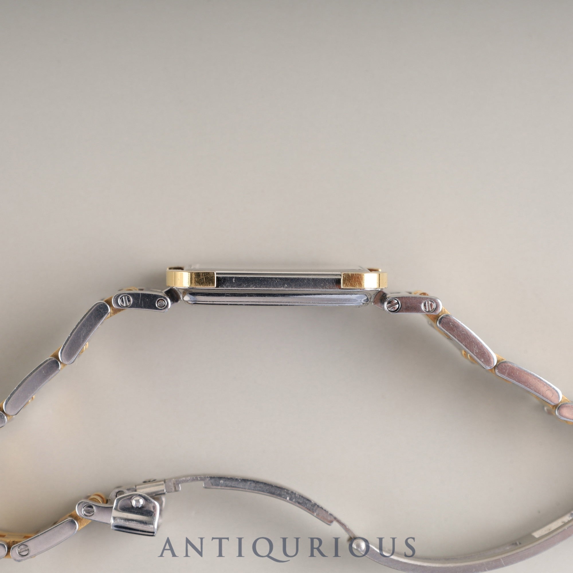 エルメス クロアジュール CR1.240 クォーツ Cal.976.001 SS/GP SS/GP ゴールド文字盤 オーバーホール済み