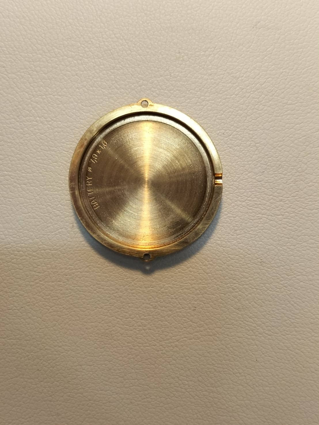 Cartier Must Vendôme VLC SM 590004 Quartz SV925 Leather Watch with Genuine D-buckle (GP) Ivory 4-point Roman Dial Overhauled