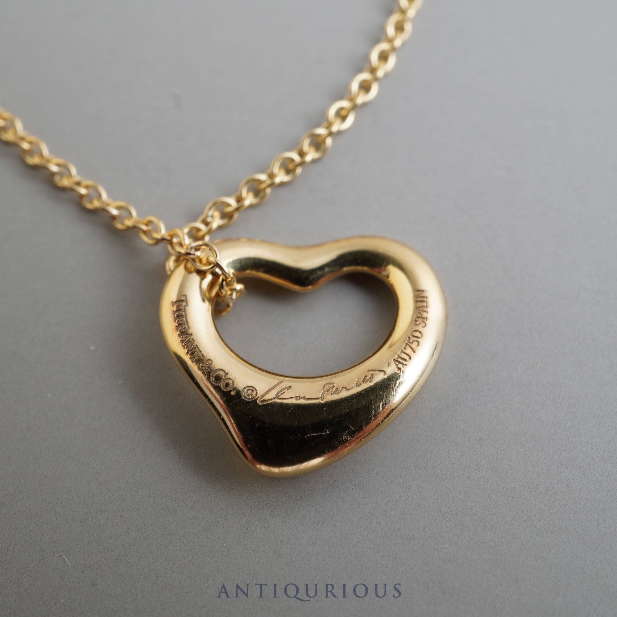 ティファニー ネックレス オープンハート