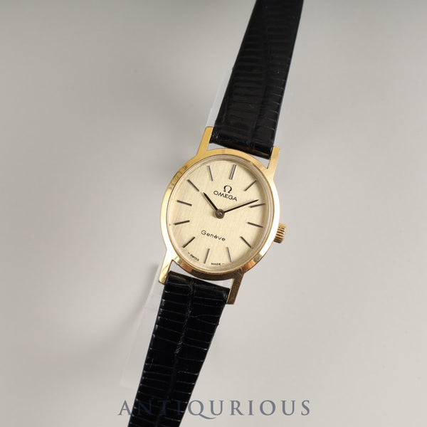 オメガ ジュネーブ 5110411 / 1061 手巻き Cal.625 GP 革 純正尾錠(GP) ゴールド文字盤 オーバーホール済み