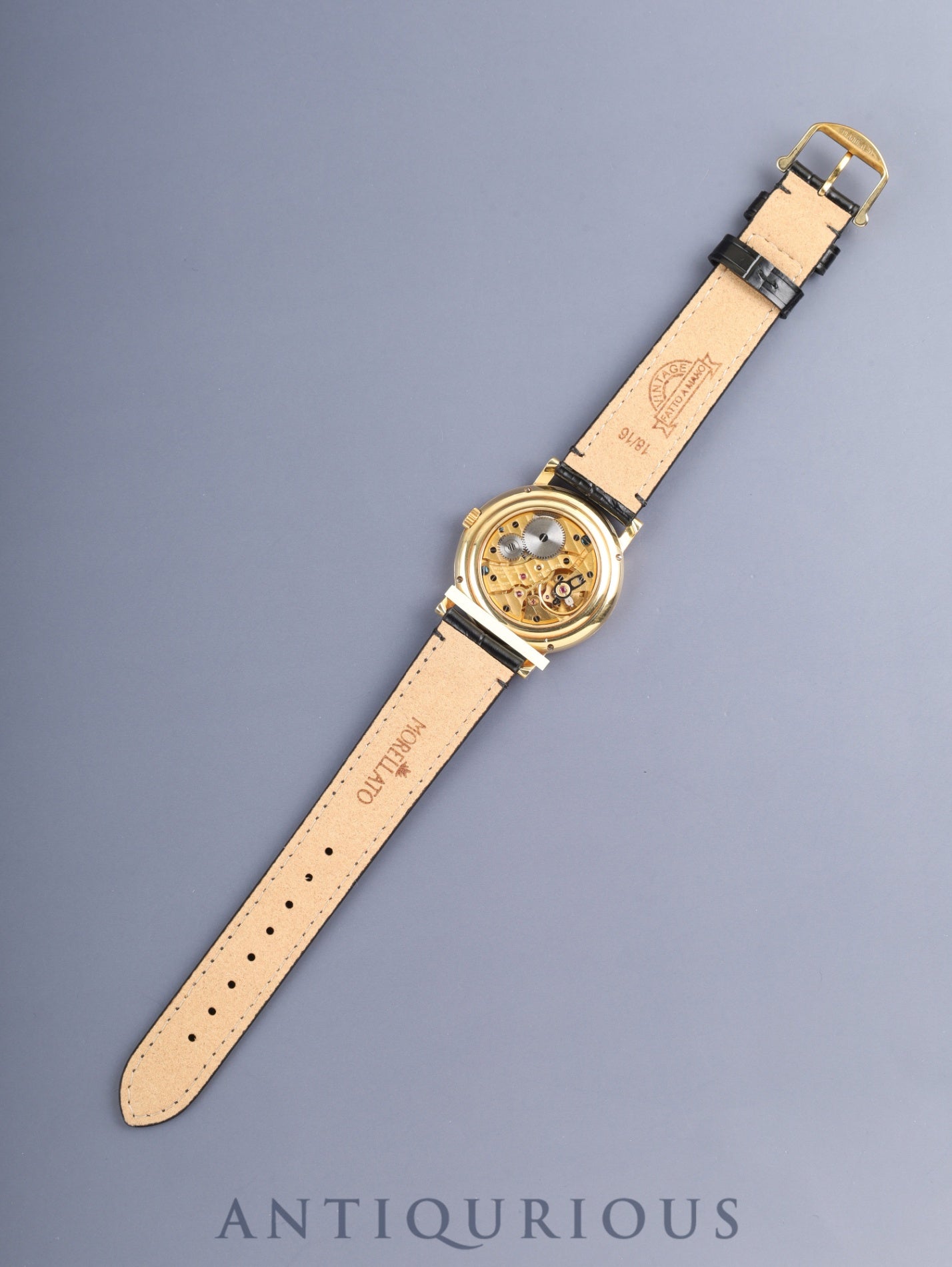 IWC ポートフィノ 2533-001 手巻き Cal.C.4231 750YG 革 純正ピンバックル(GP)ホワイトローマン文字盤 オーバーホール済み アイダブリュシー