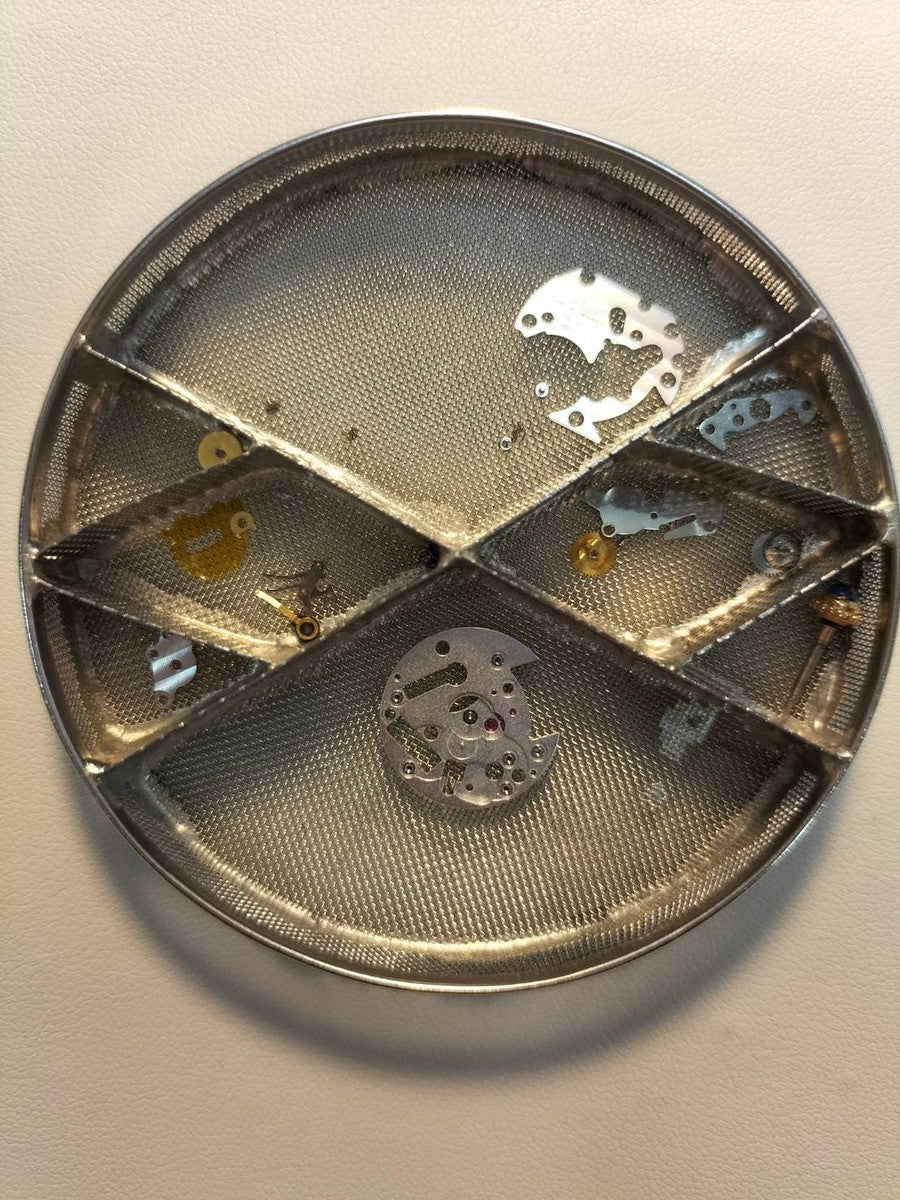 カルティエ マストトリニティ 2438 クォーツ Cal.157 SV925 革 純正Dバックル(GP) シルバーローマン文字盤 箱 オーバーホール済み