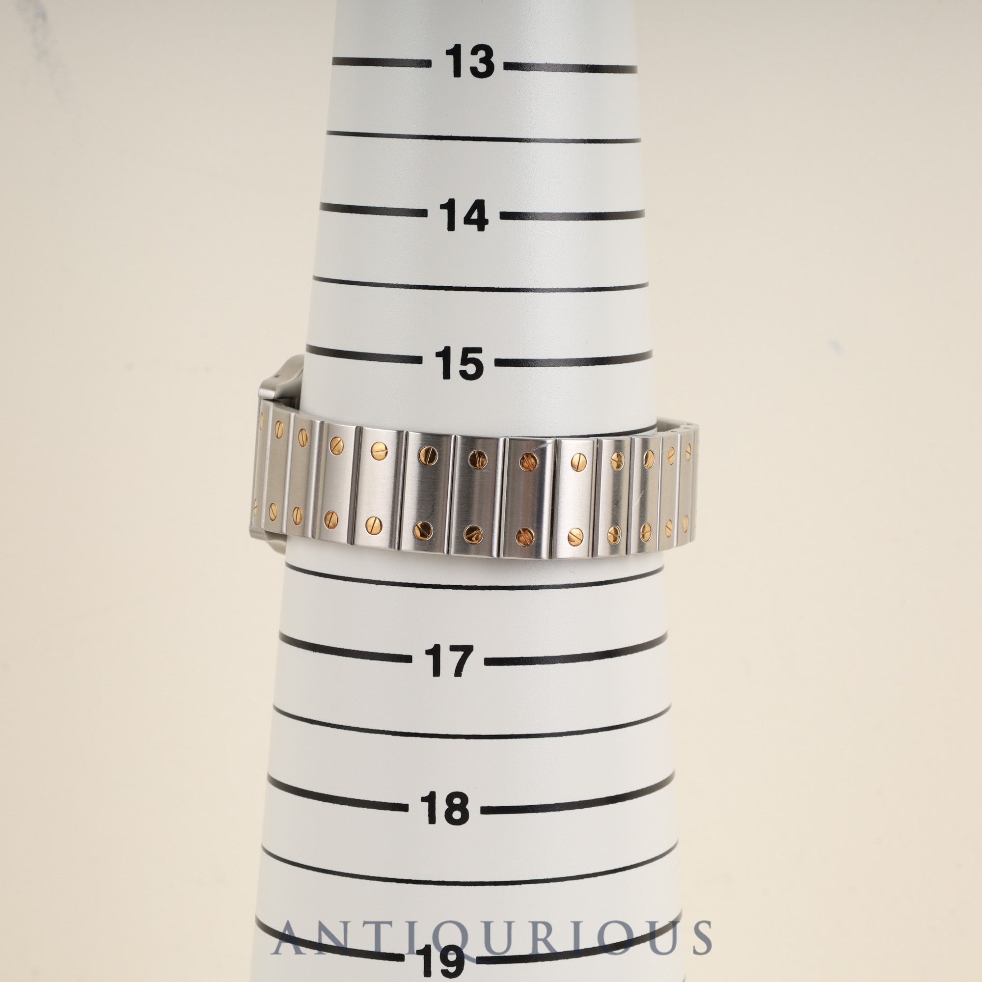 カルティエ サントス ガルベ LM W20011C4/1566 クォーツ Cal.687 SS/YG SS/YG アイボリー文字盤 箱 冊子 保証書(2006年)オーバーホール済み