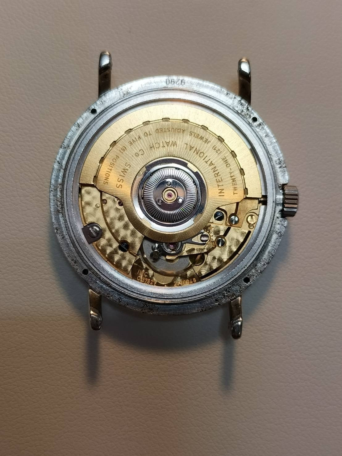 IWC アイダブリュシー ポートフィノ IW351320 自動巻き Cal.37521 SS 革 純正尾錠(SS) ホワイト文字盤 34mm オーバーホール済み