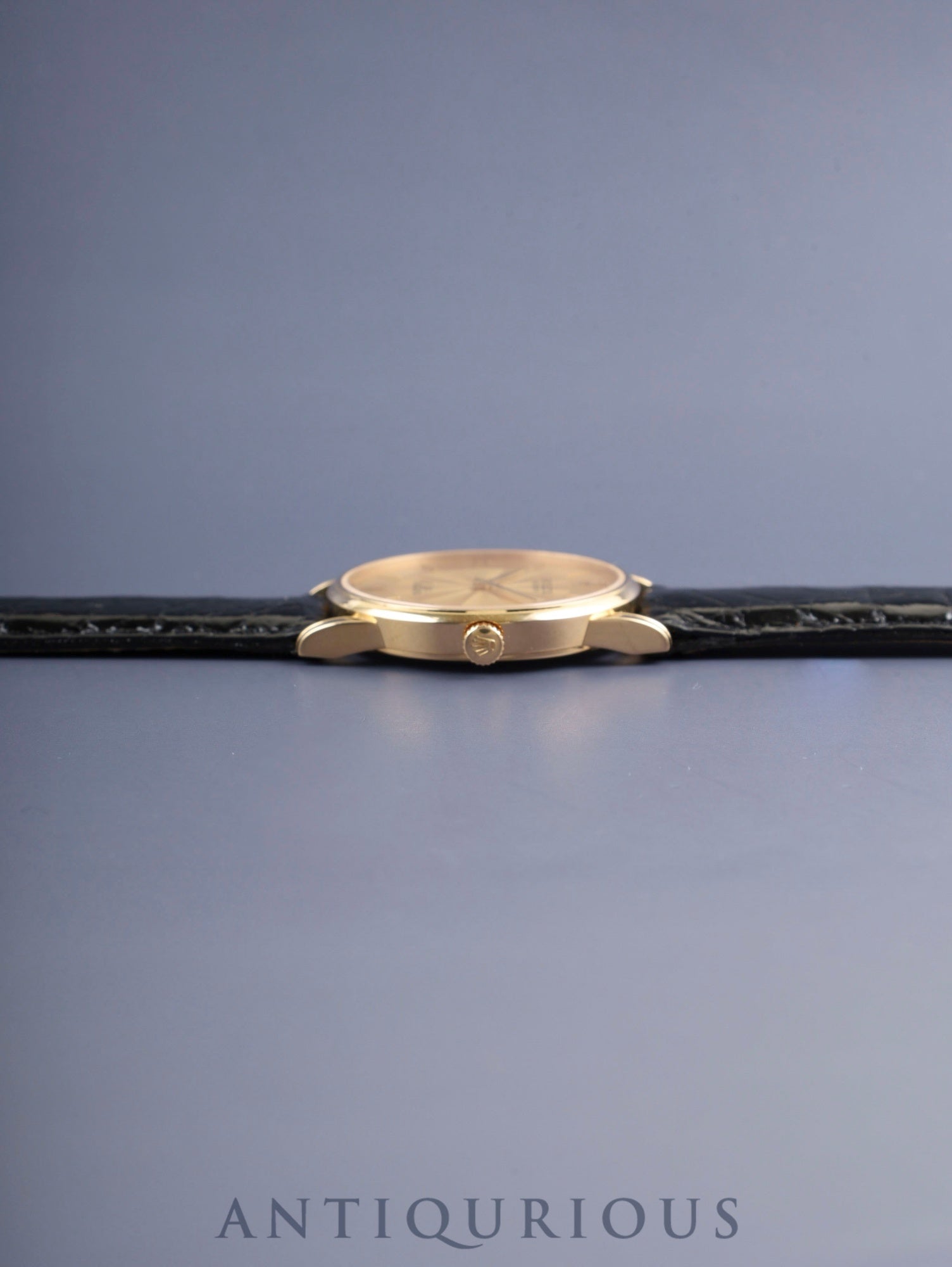 ロレックス チェリーニ 5116/8 手巻き Cal.1602 750YG 革 純正ピンバックル(750)シャンパンギョーシェ文字盤 32mm M番台(2007年~2008年)ケース カードホルダー 冊子 保証書(2008年/個人名修正跡) オーバーホール済み