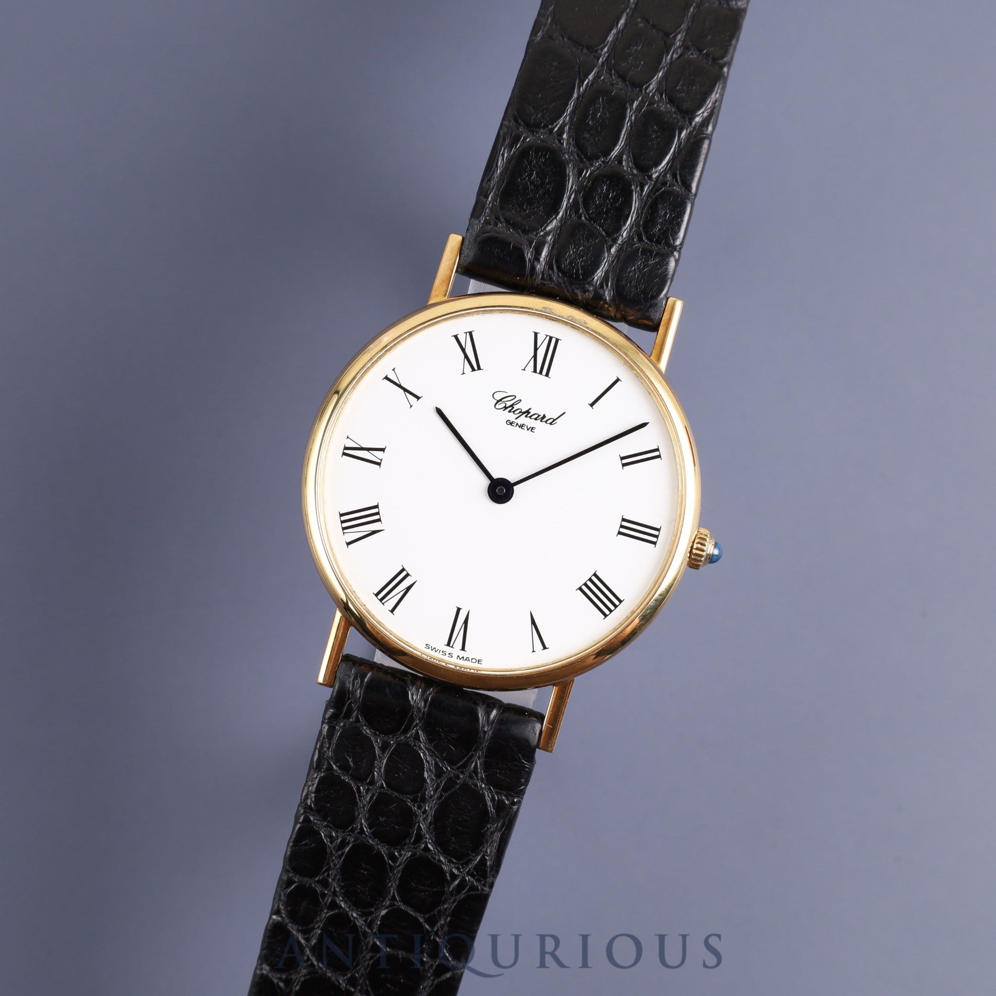 Chopard Classic 1091 Quartz Cal.955 432 YG Genuine leather strap Genuine buckle (GP) White dial Box Overhauled