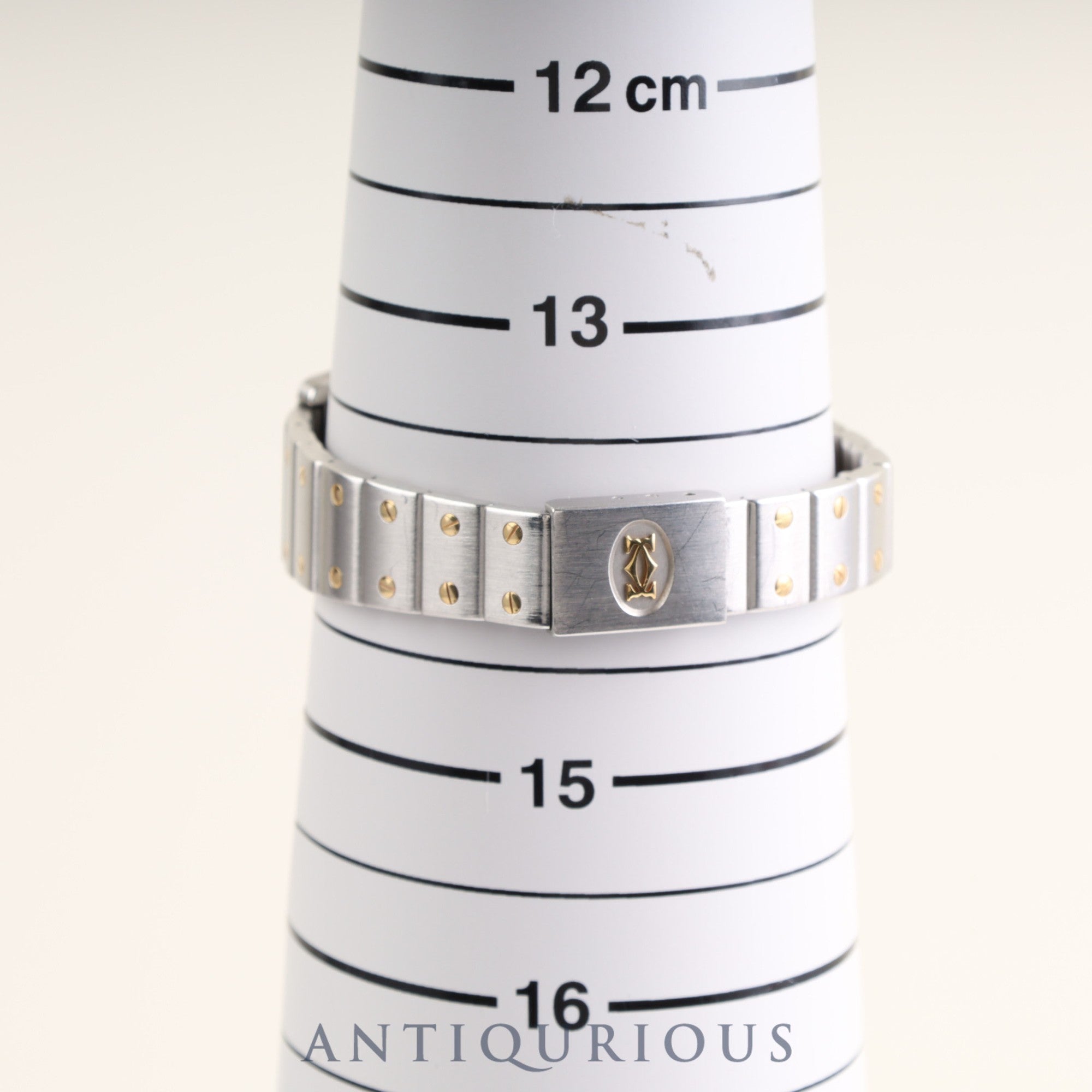 Cartier Santos Galbee SM 166930 Quartz SS/YG SS/YG Ivory dial Box Warranty card (1989)