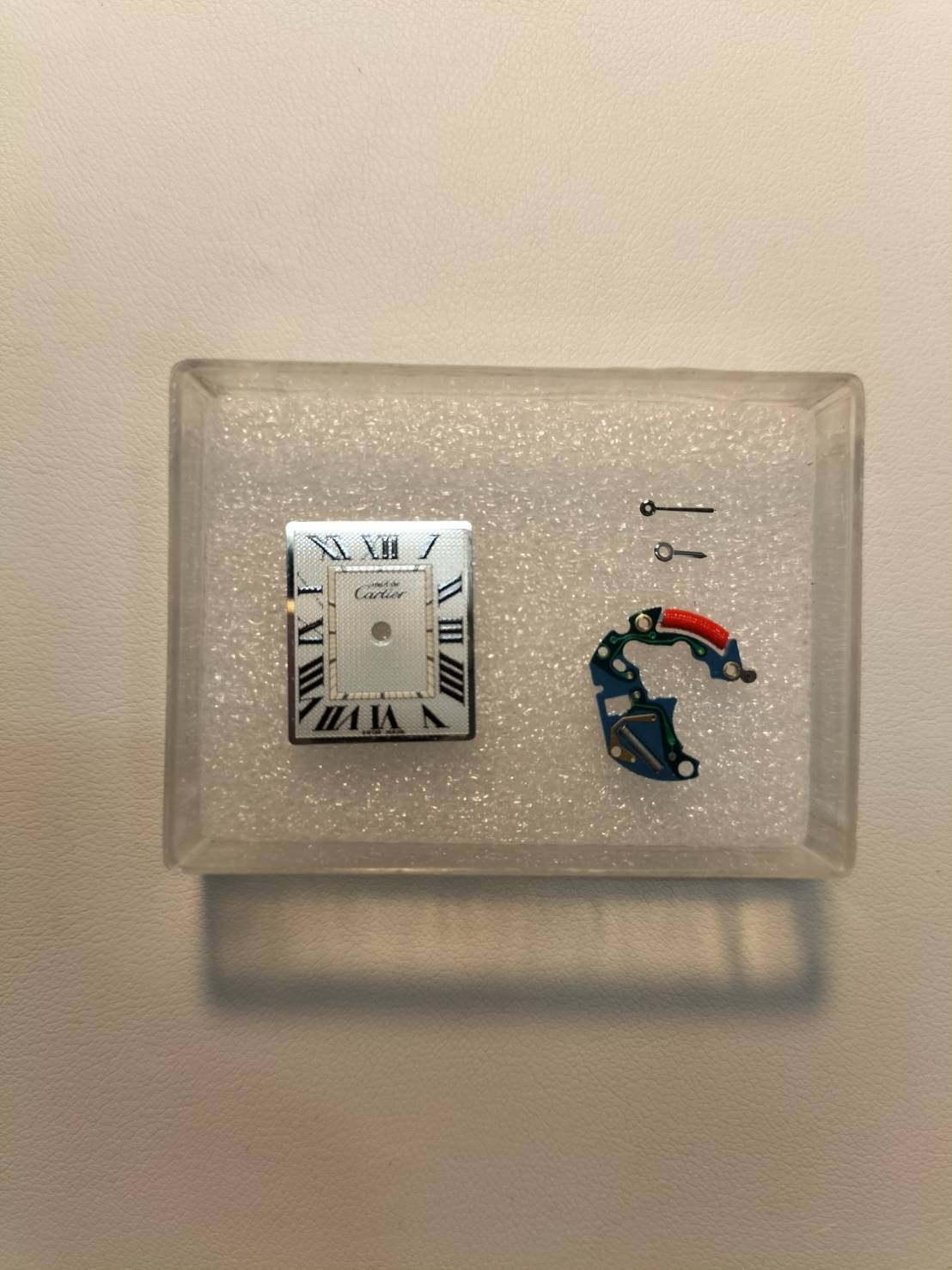 カルティエ マストタンク MM 2416 クォーツ Cal.057 SV925 革 純正Dバックル(SS)シルバーローマン文字盤(2000年クリスマス限定) オーバーホール済み