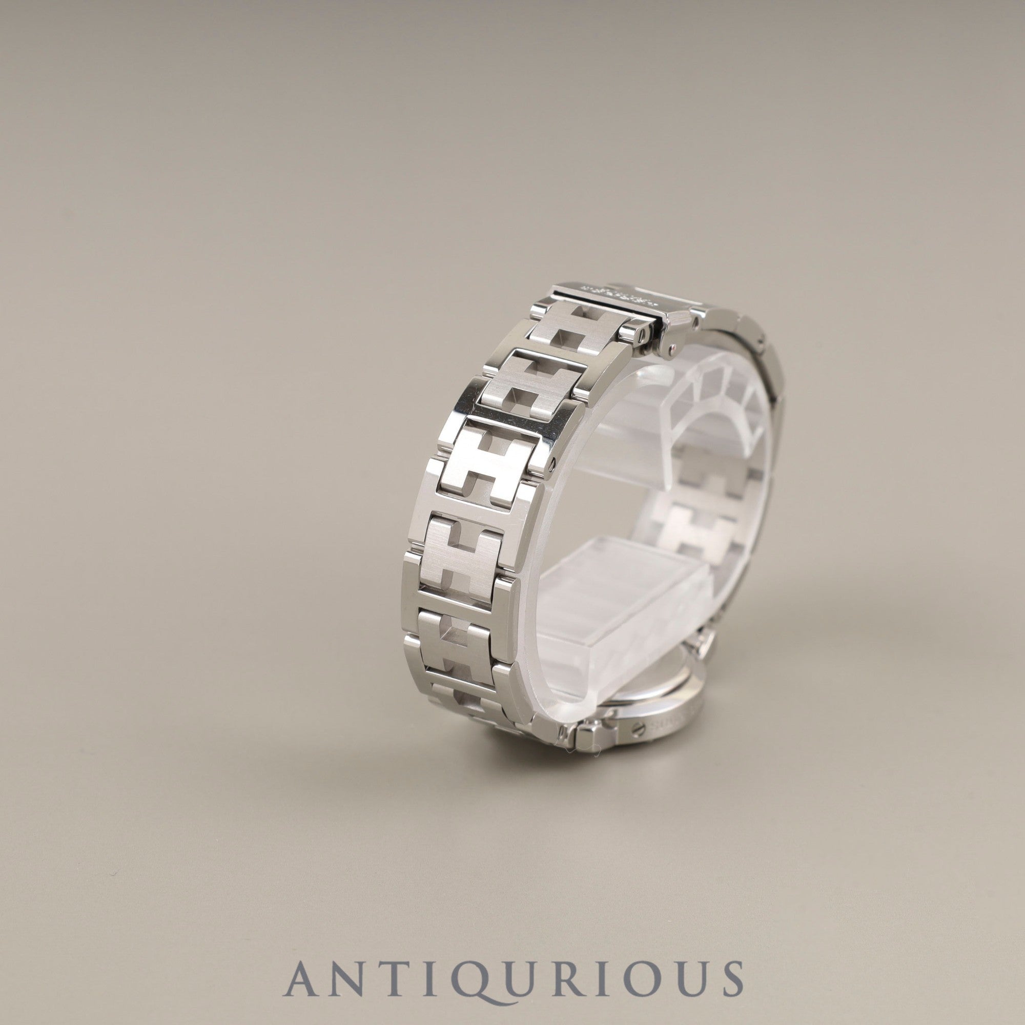 エルメス クリッパー CL4.210 クォーツ SS SS グレー文字盤 箱 保証書 冊子 オーバーホール済み