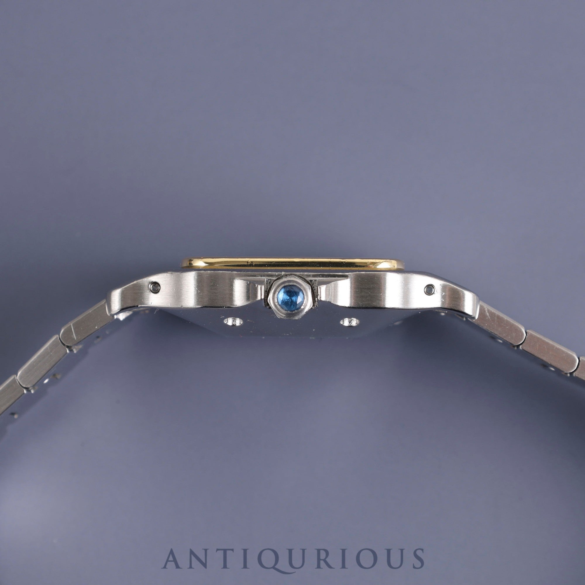 Cartier Santos Galbee LM 1172961 Automatic SS / YG White Roman Dial Complete service (full maintenance) completed at Cartier boutique