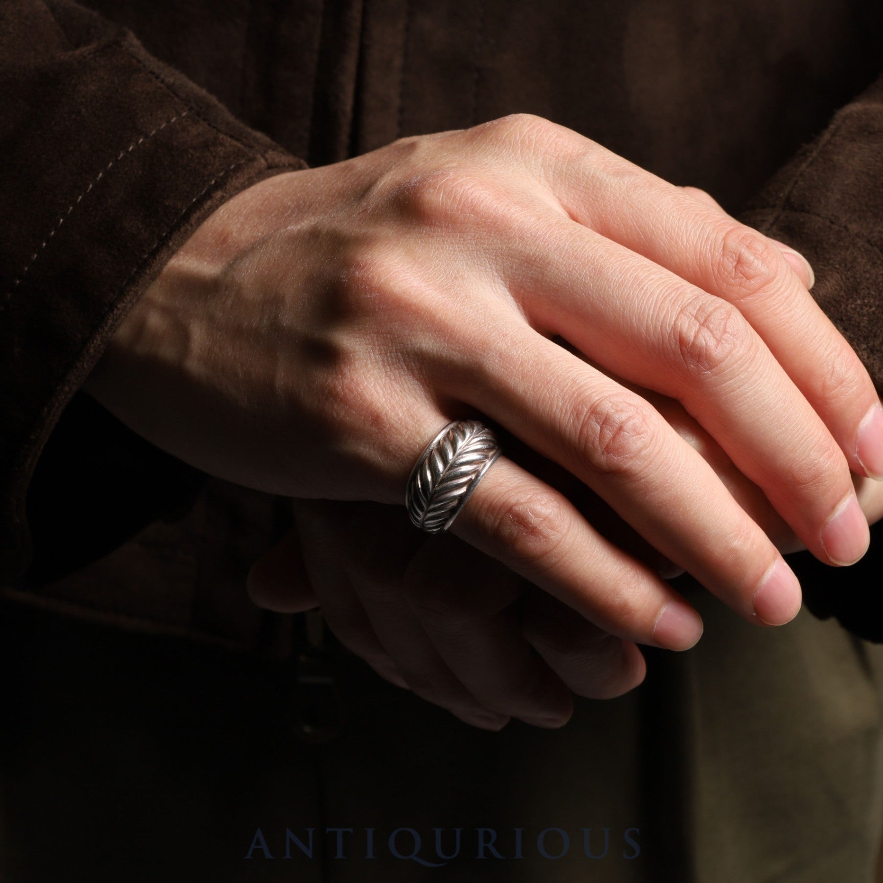 Hermes Ring Leaf Vintage SV800
