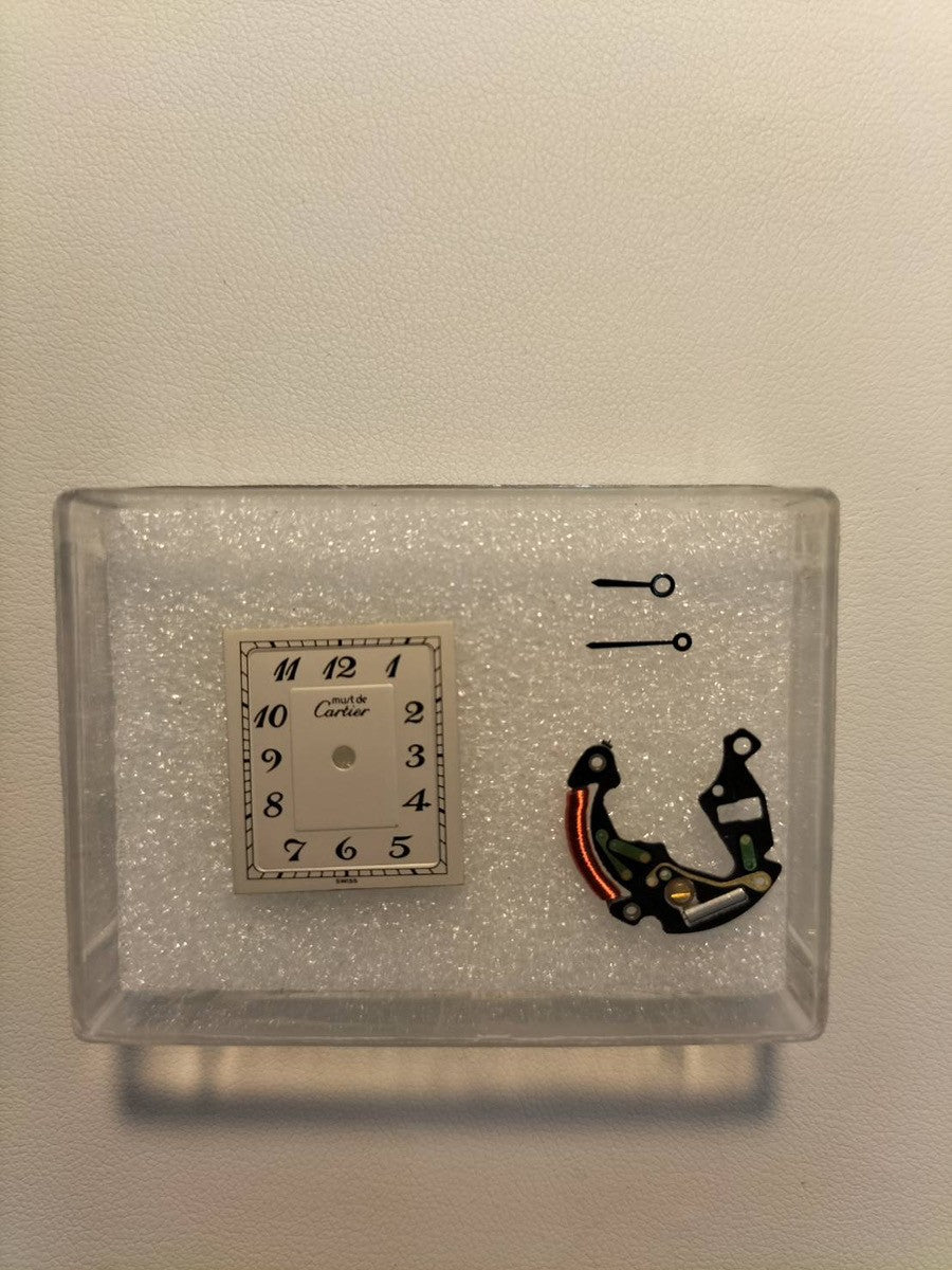 カルティエ マストタンク LM 590005 クォーツ Cal.90 SV925 革 純正尾錠(GP)アラビア文字盤 オーバーホール済み 新品仕上げ済み