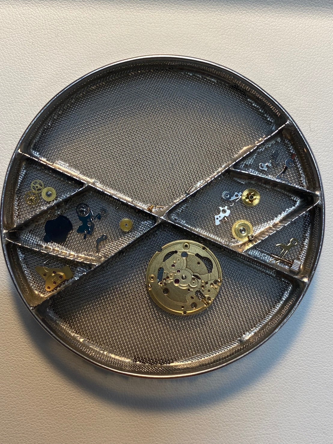 エルメス クリッパー 51.03 CL4.210 クォーツ SS アイボリー文字盤 箱 オーバーホール済み