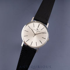 ヴァシュロン・コンスタンタン ラウンド 6563 手巻き Cal.K1002/2 SS 革 シルバー文字盤 35.0mm