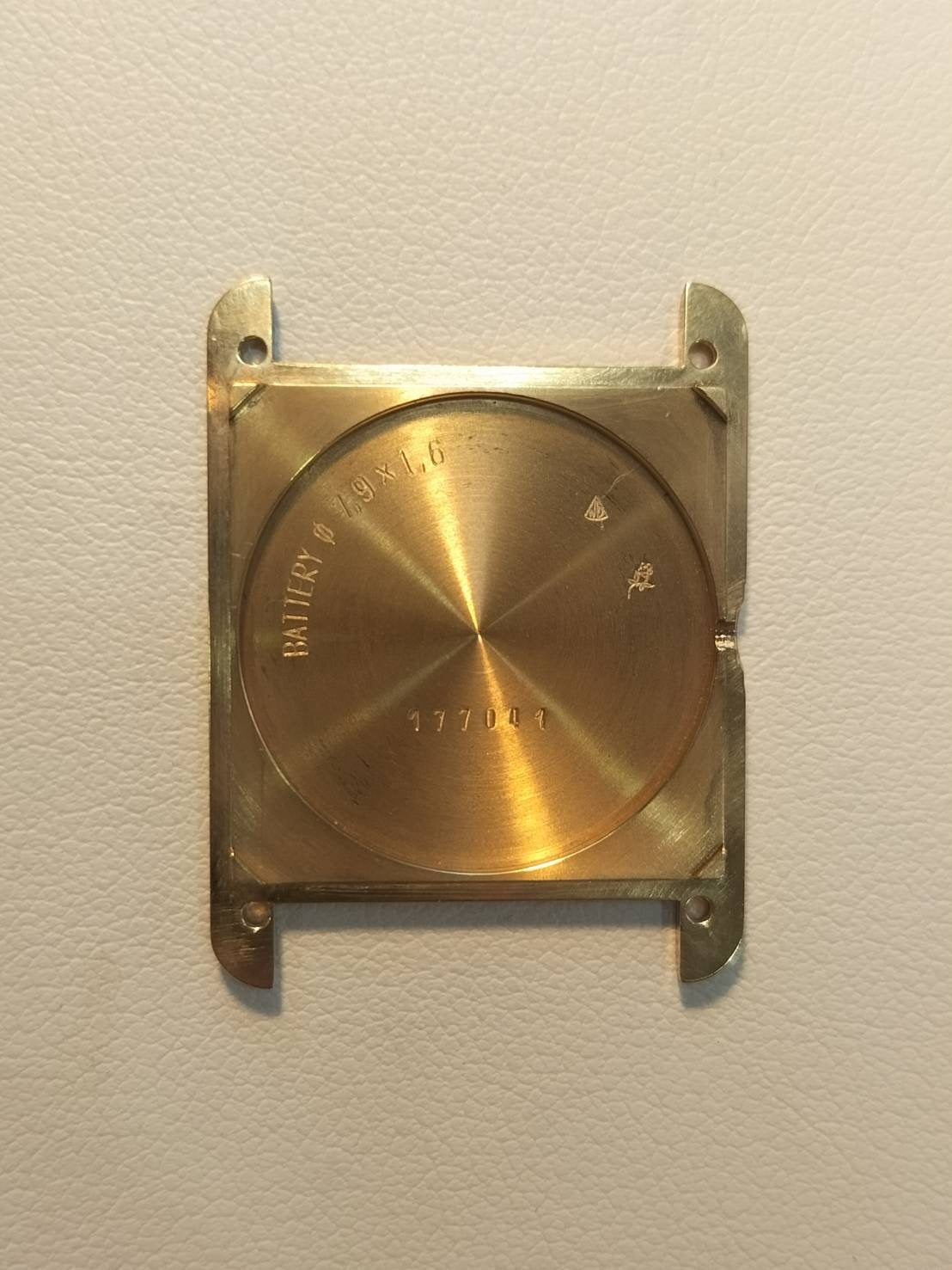 カルティエ マストタンク LM 1615 クォーツ Cal.90 SV925 革 純正Dバックル(GP) オパラン文字盤 オーバーホール済み