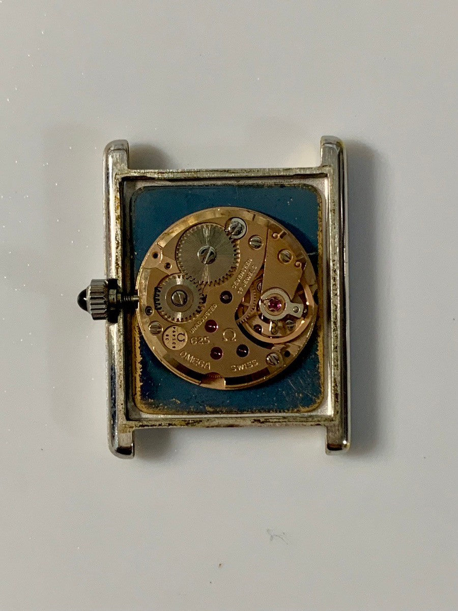 オメガ デ・ヴィル 511.0404 手巻き Cal.625 SS 純正尾錠(SS)ネイビー文字盤 オーバーホール済み