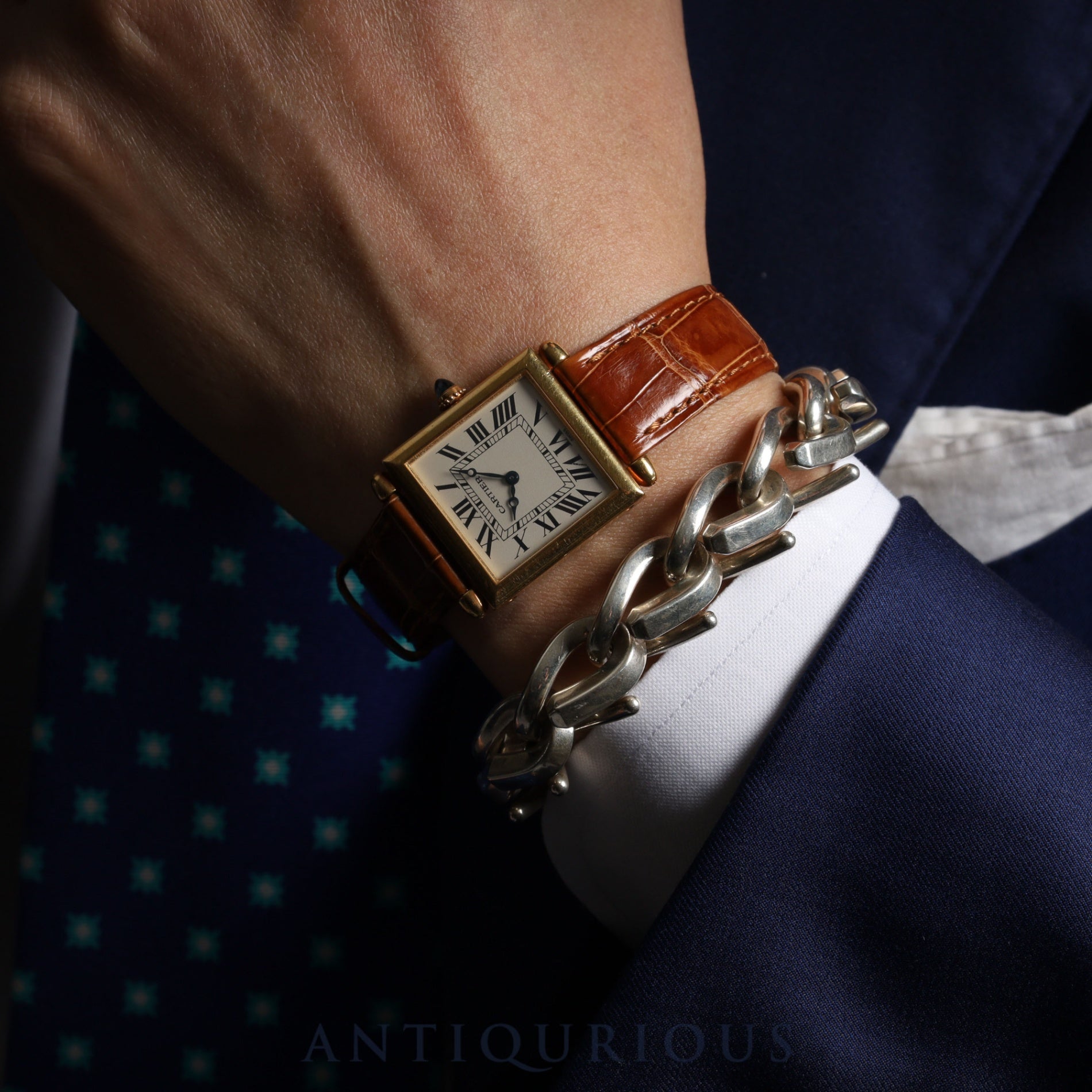 Cartier Tank Obu LM QZ W1512256