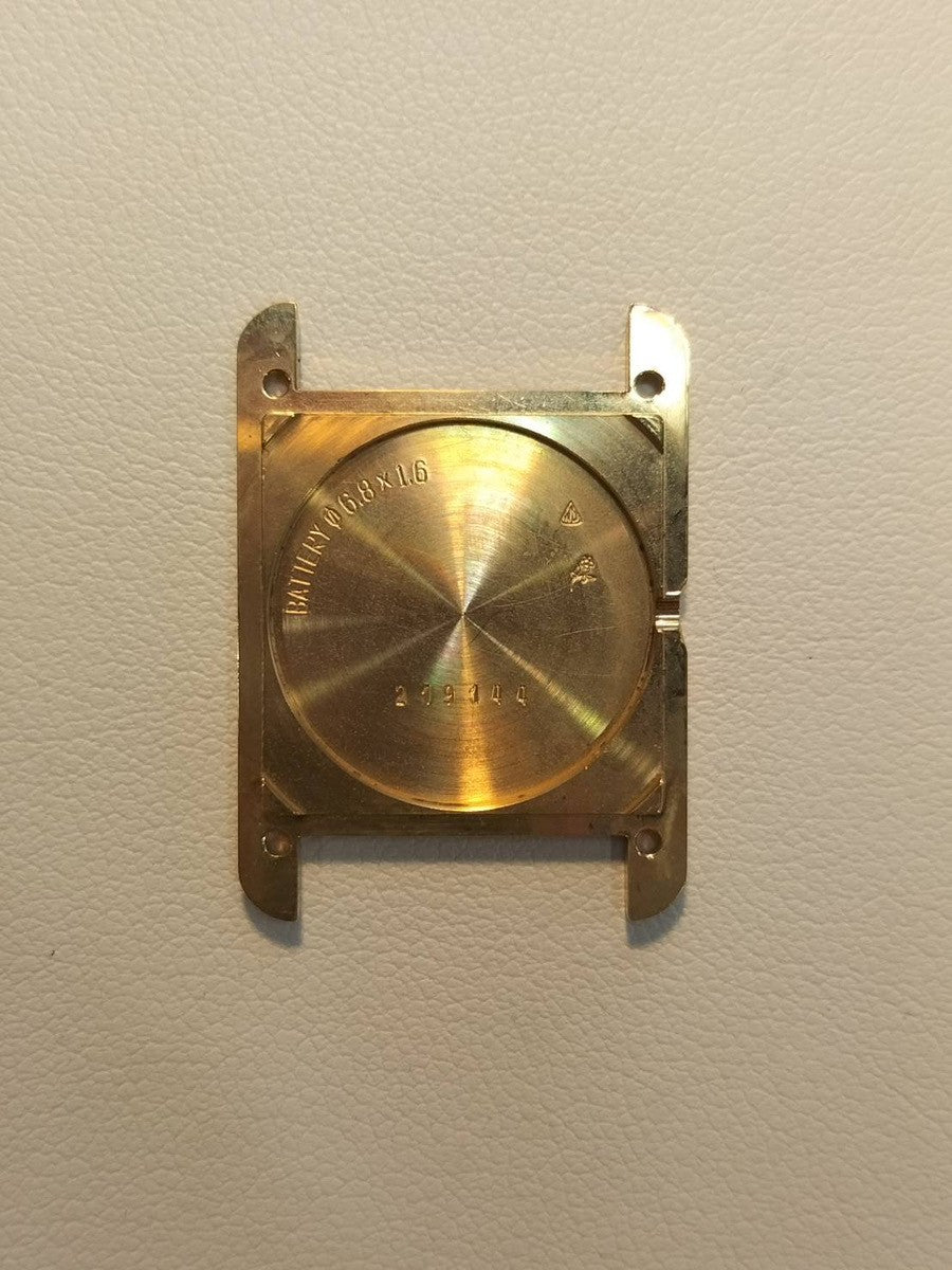 カルティエ マストタンク SM W1003154 / 1613 クォーツ Cal.057 SV925 革 純正Dバックル(GP) アイボリーローマン文字盤 箱 オーバーホール済み