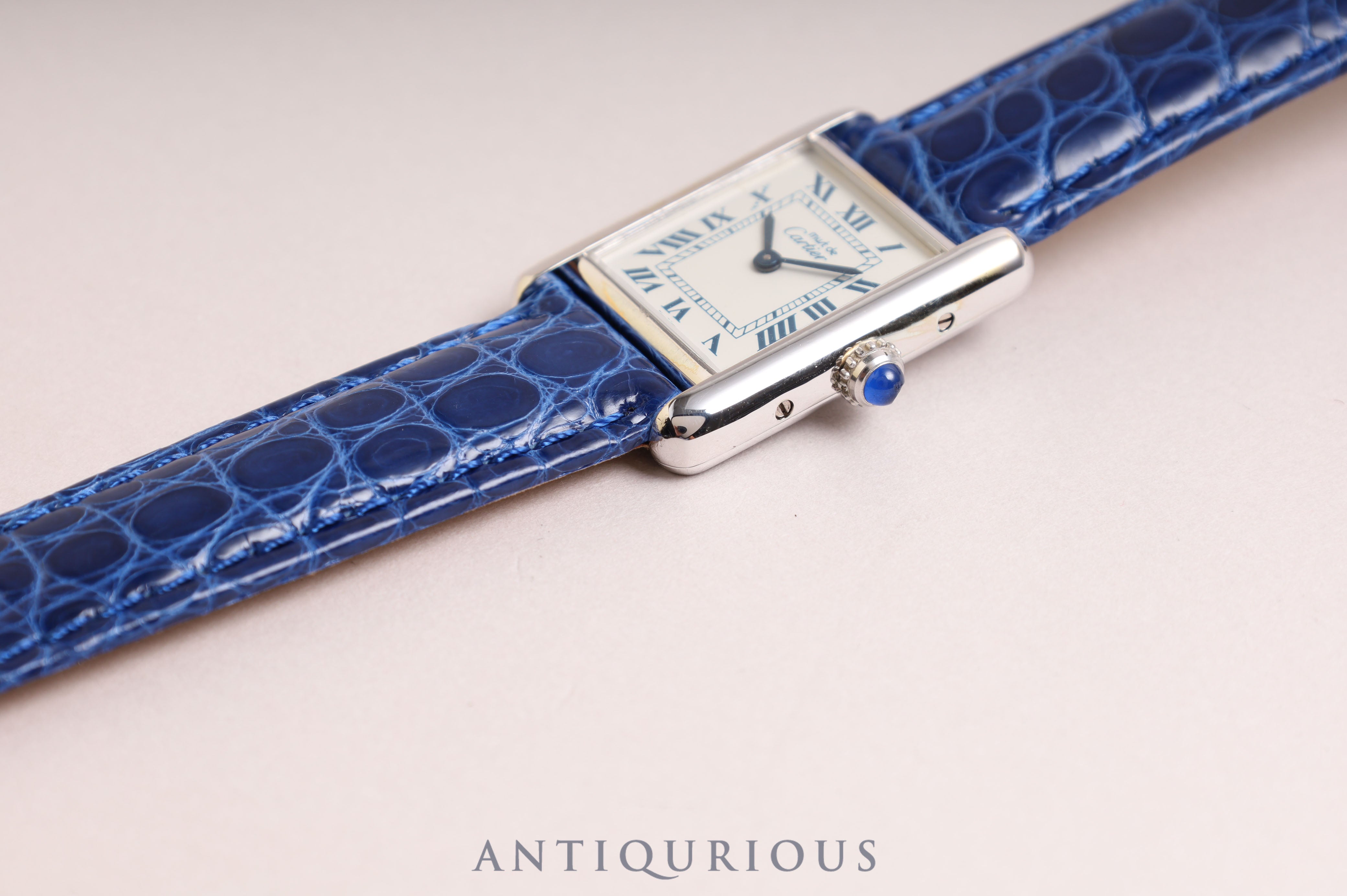 Cartier Must Tank SM QZ White Roman Dial