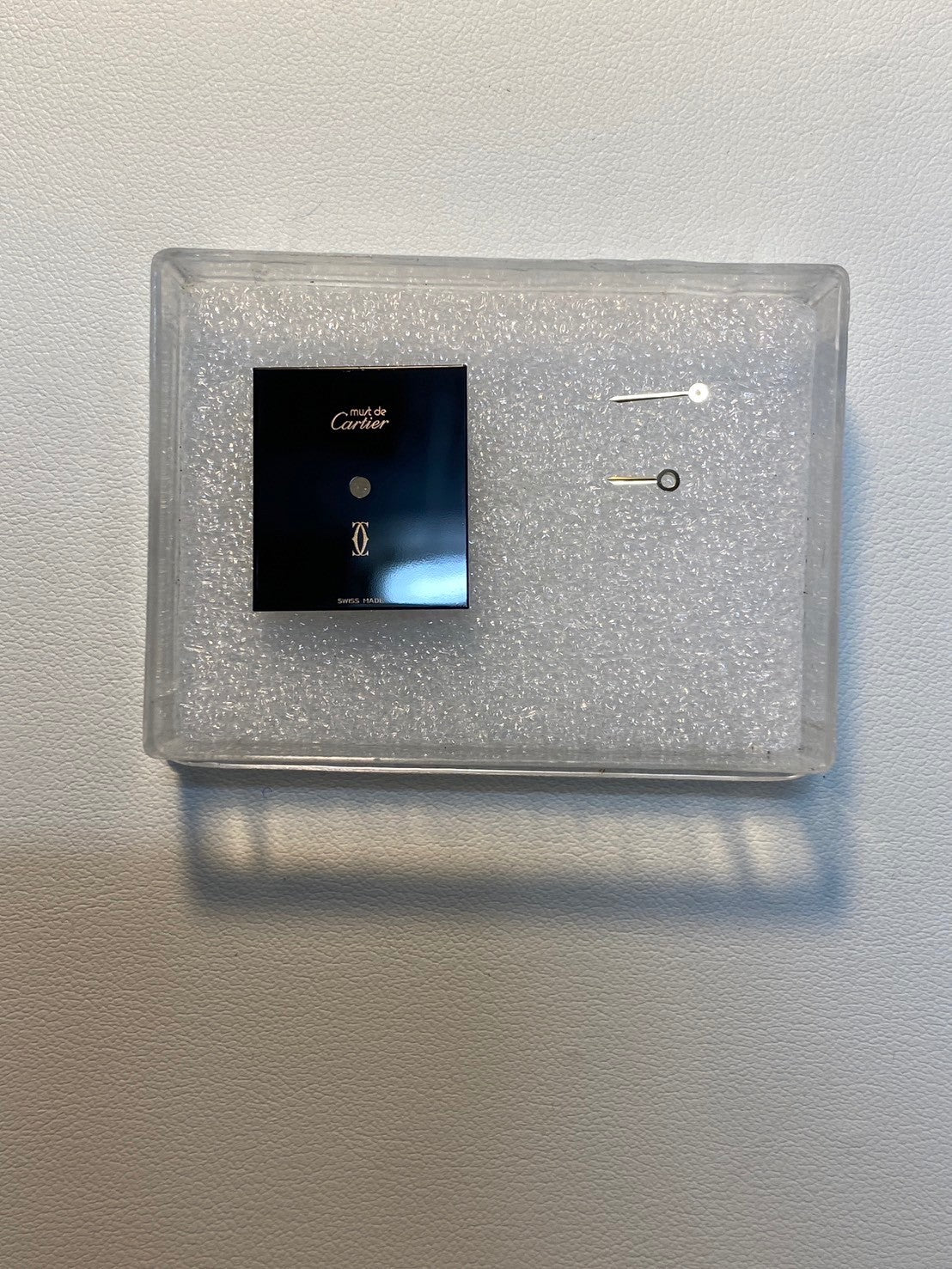 Cartier Must Tank LM Manual winding Cal.78-1 SV925 Leather Genuine buckle (GP) Black onyx dial Overhauled