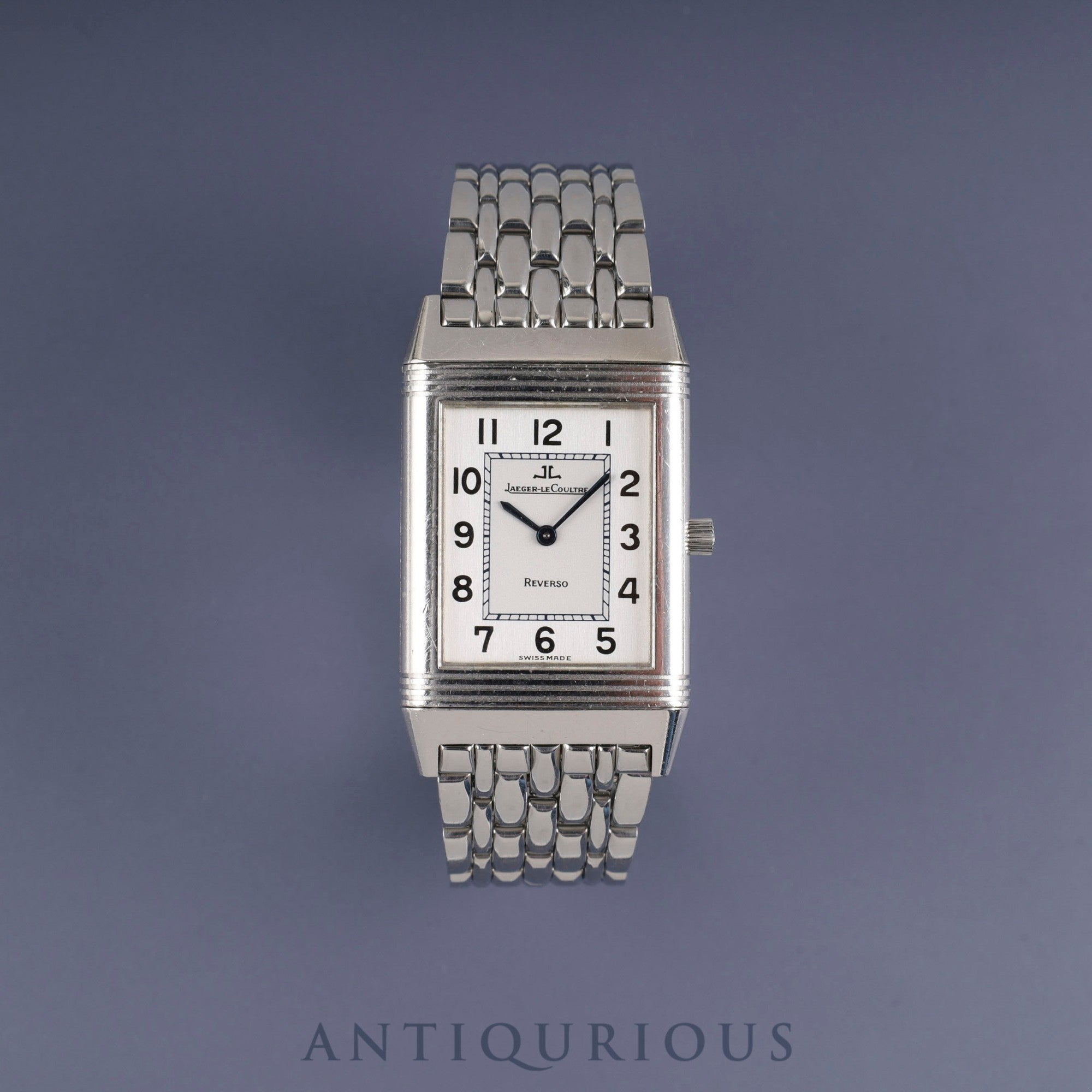 Jaeger-LeCoultre Reverso Classic Q2508120 / 250.8.86 Manual winding Cal.846/1 SS SS Silver dial Box Case Booklet Warranty (1997) Overhauled