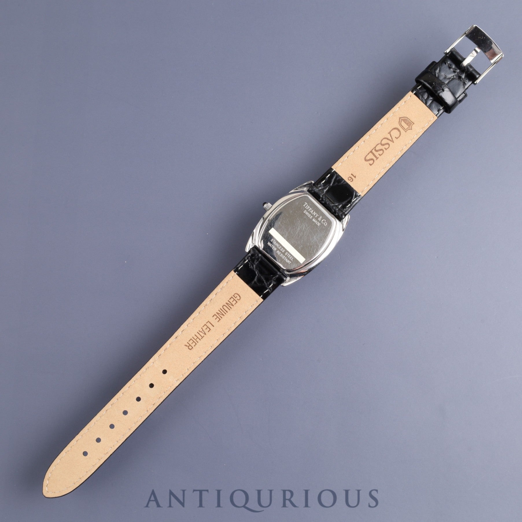 ティファニー クラシックトノー スモールセコンド 515.1016 クォーツ Cal.980.163 SS 革 純正尾錠(SS)ホワイト文字盤 オーバーホール済み