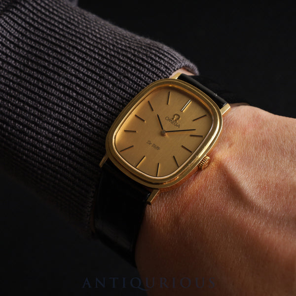 Omega De Ville 511.0472 Manual winding Cal.625 GP Leather Aftermarket buckle (GP) Champagne dial 1970s Overhauled