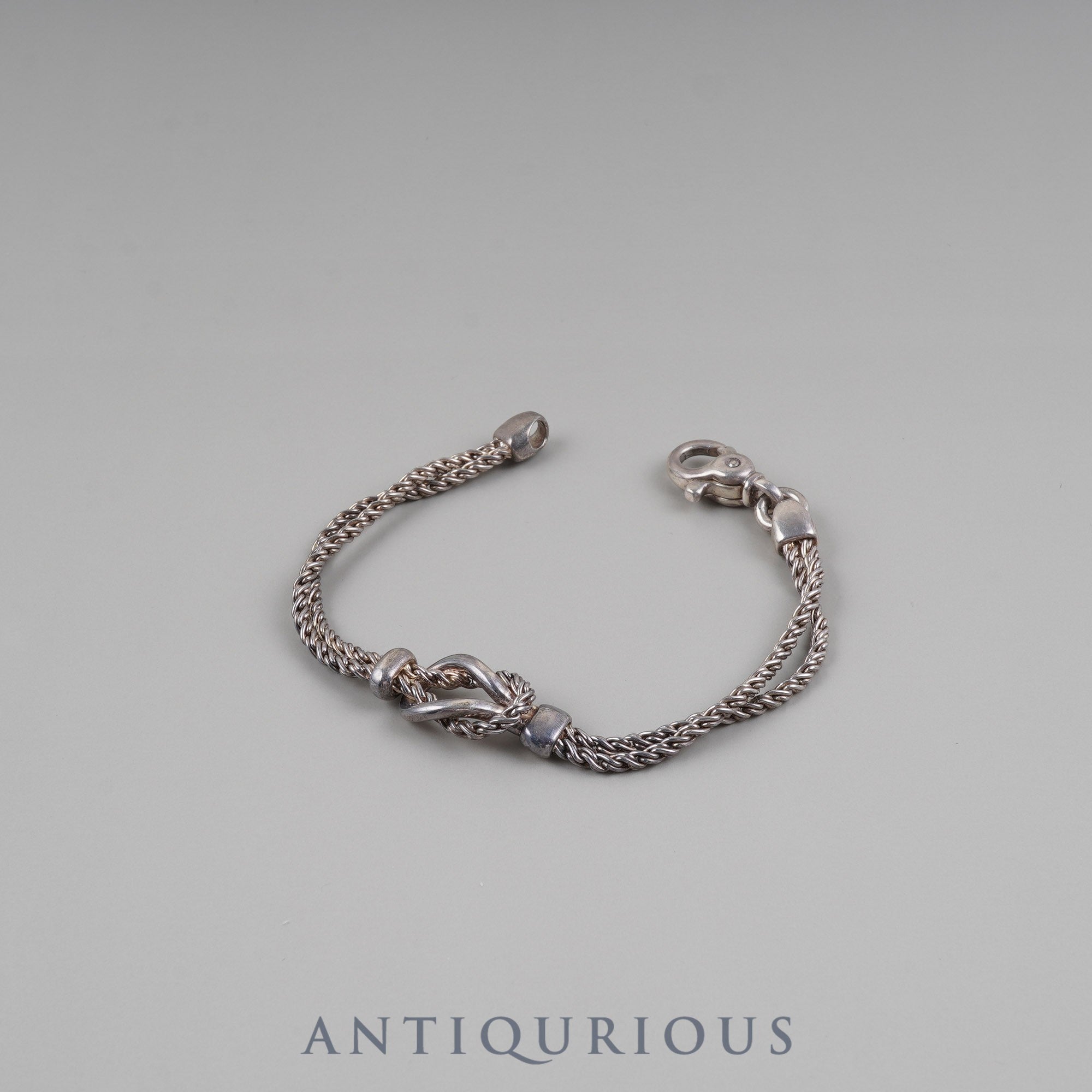 ティファニー ブレスレット センターノットダブルロープ SV925