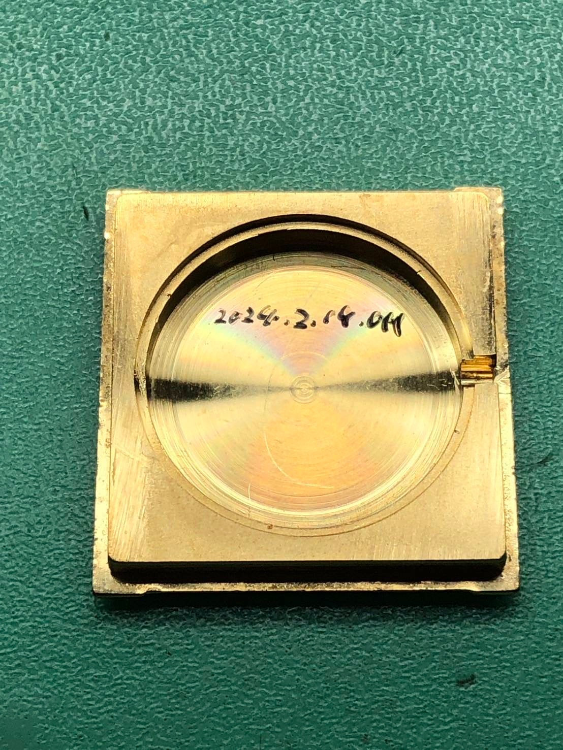 Cartier Must Tank LM Manual Winding Black Roman Dial Box Card (1984)