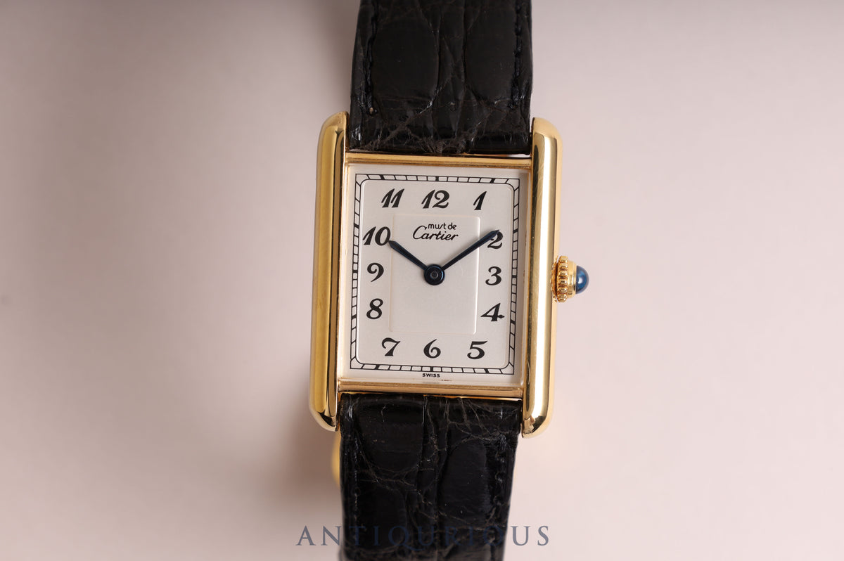 Cartier Must Tank LM QZ Arabic Dial