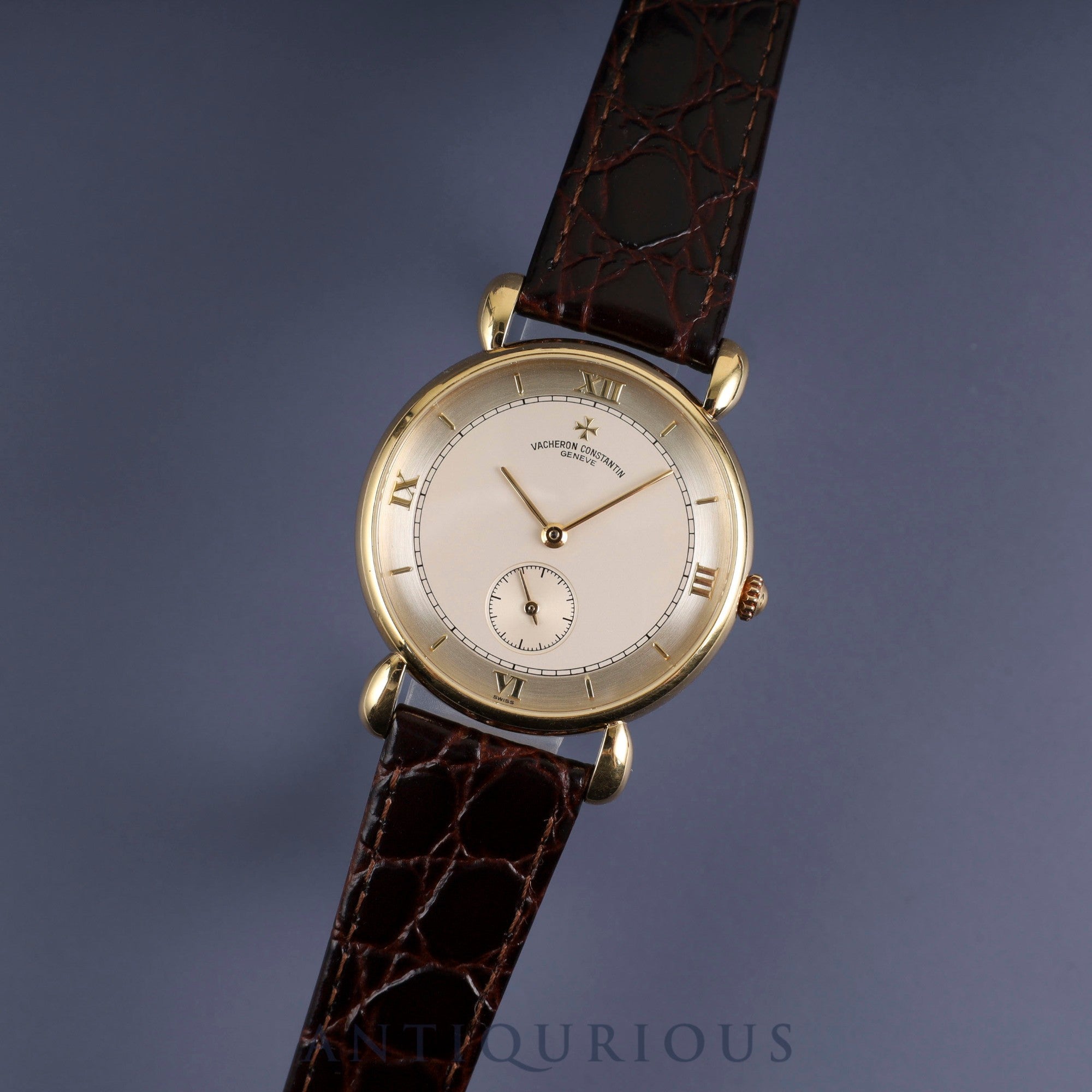 ヴァシュロン・コンスタンタン ヒストリカル ルネサンス 92084/000J-4 手巻き Cal.1014/1 750 革 純正尾錠(750)ゴールド文字盤 純正替えベルト オーバーホール済み