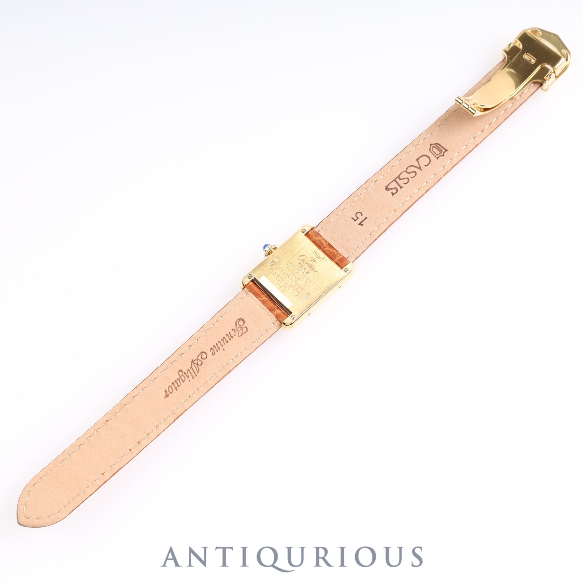 Cartier Must Tank SM QZ 1613 Genuine Buckle 500 Pieces Limited Edition Dial Cartier Boutique Complete Service