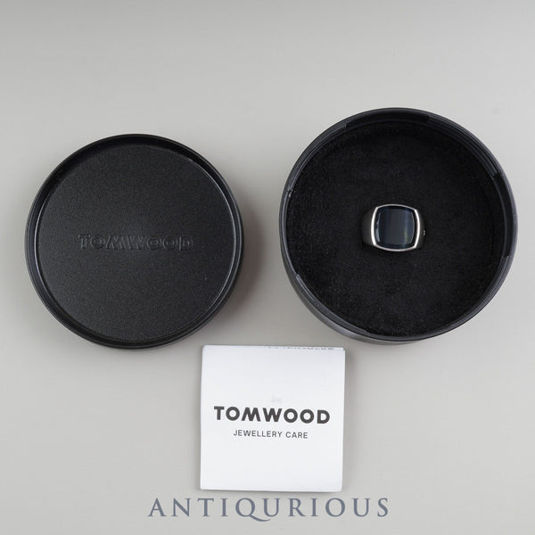 Tom Wood Ring Cushion Blue Hawkeye