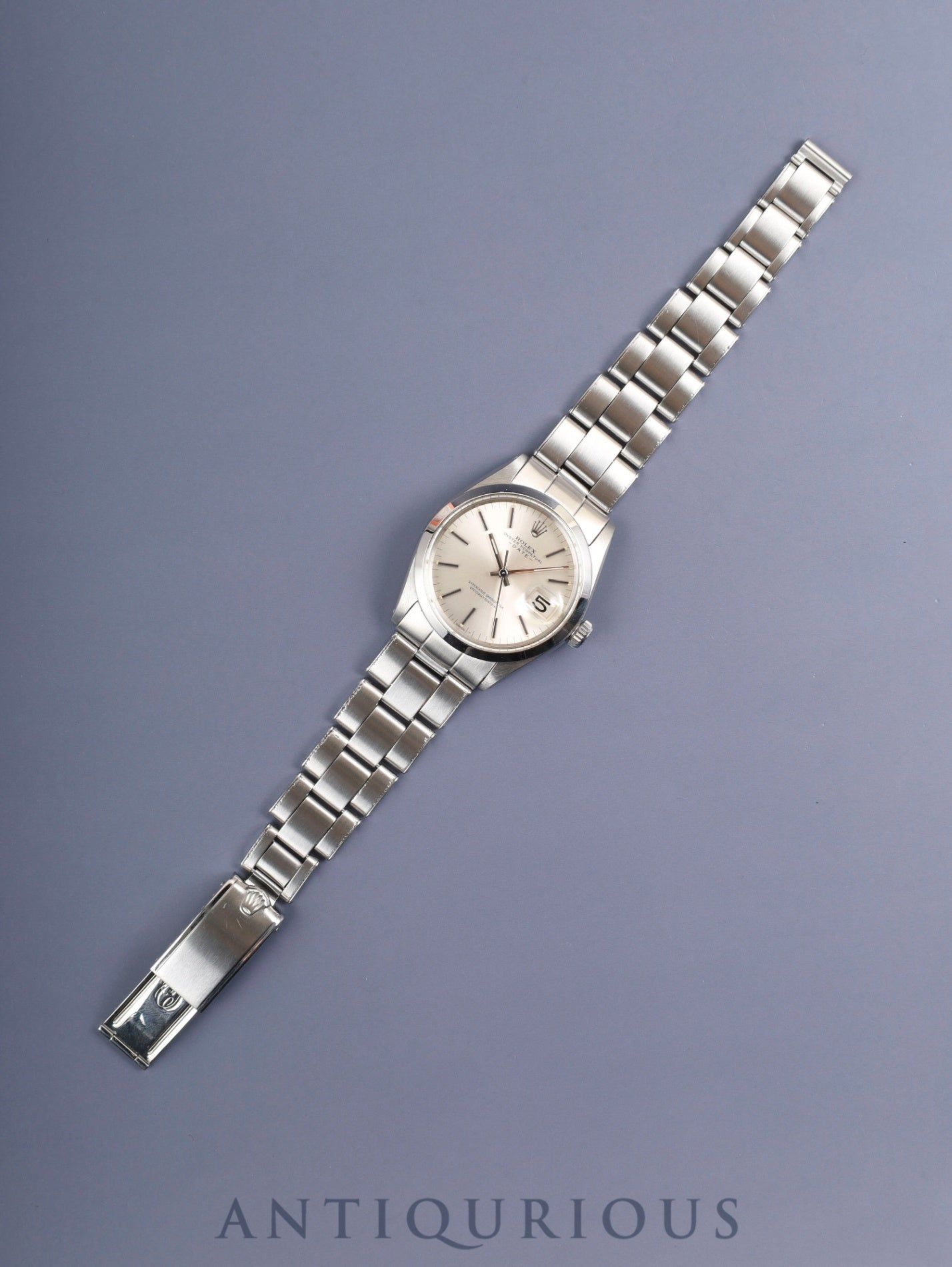 Rolex Oyster Perpetual Date 1500 Automatic Caliber 1570 Stainless Steel Silver Dial No. 23 (1967) Overhauled