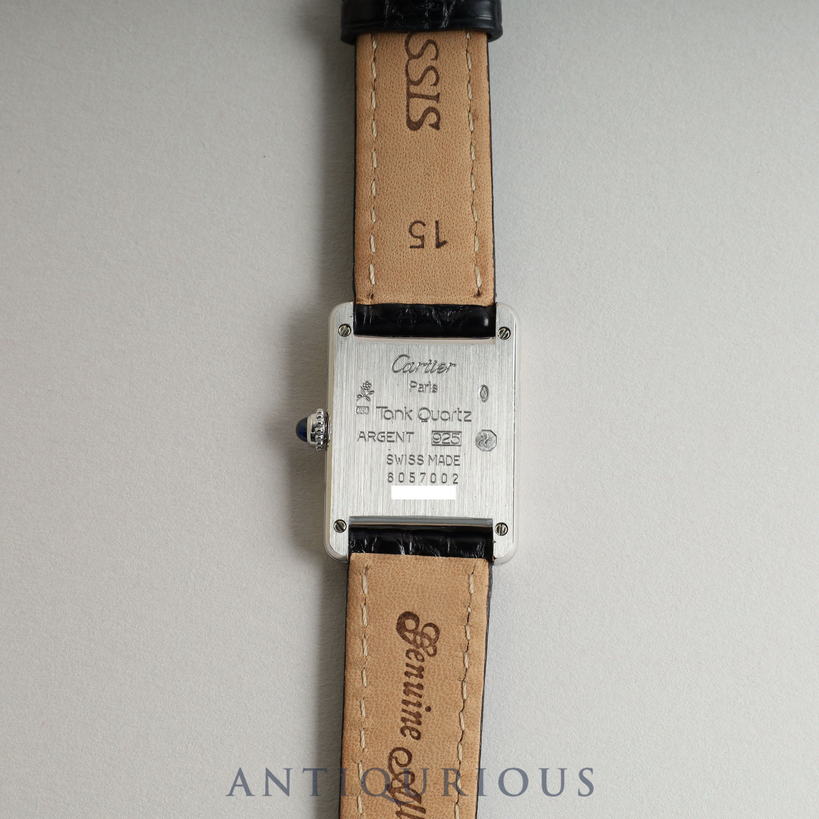 カルティエ マストタンク SM QZ ホワイトローマン文字盤