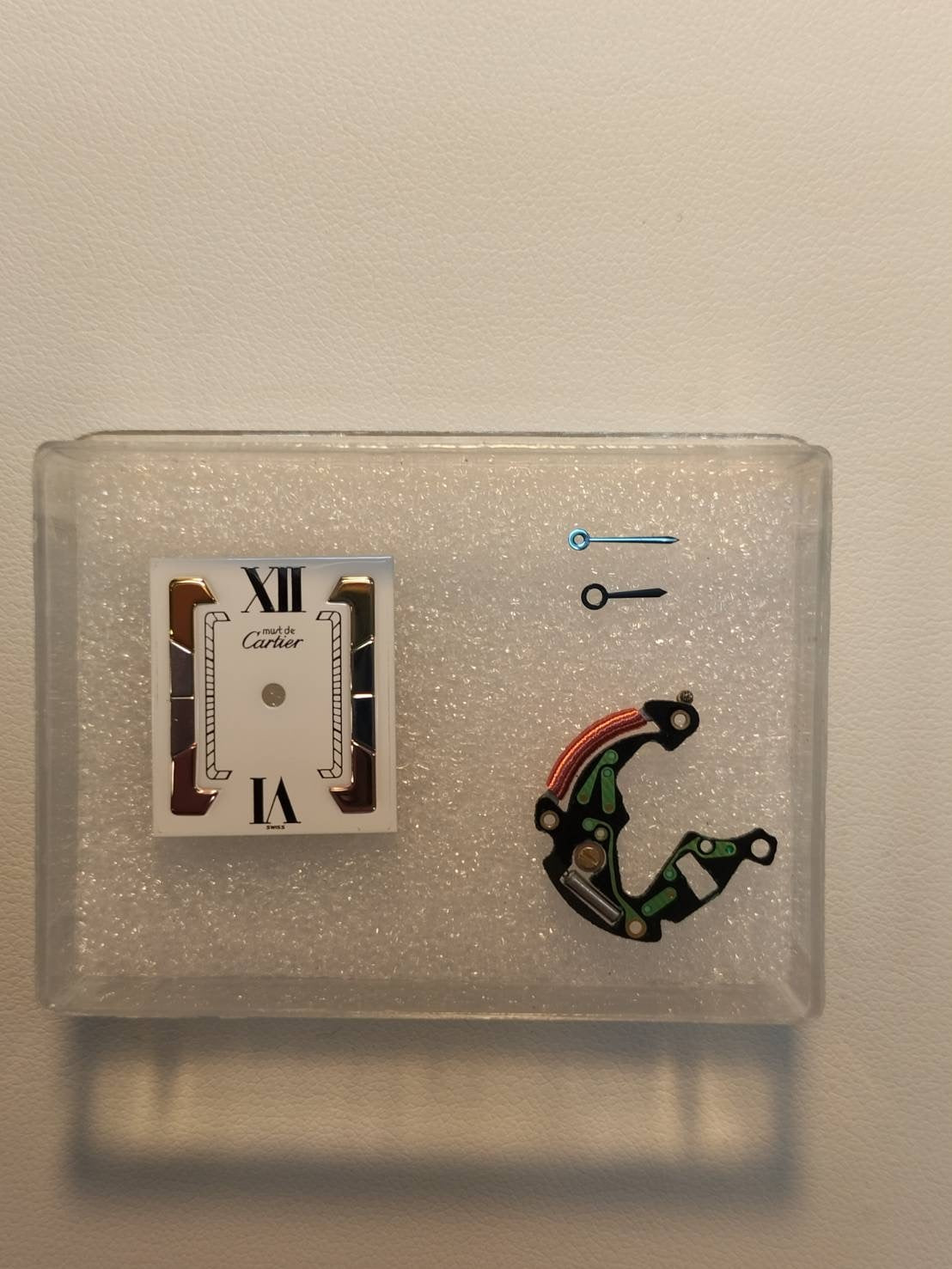 カルティエ マストタンク LM 590005 クォーツ Cal.90 SV925 純正革ベルト 純正Dバックル(GP) トリニティ文字盤 箱 オーバーホール済み