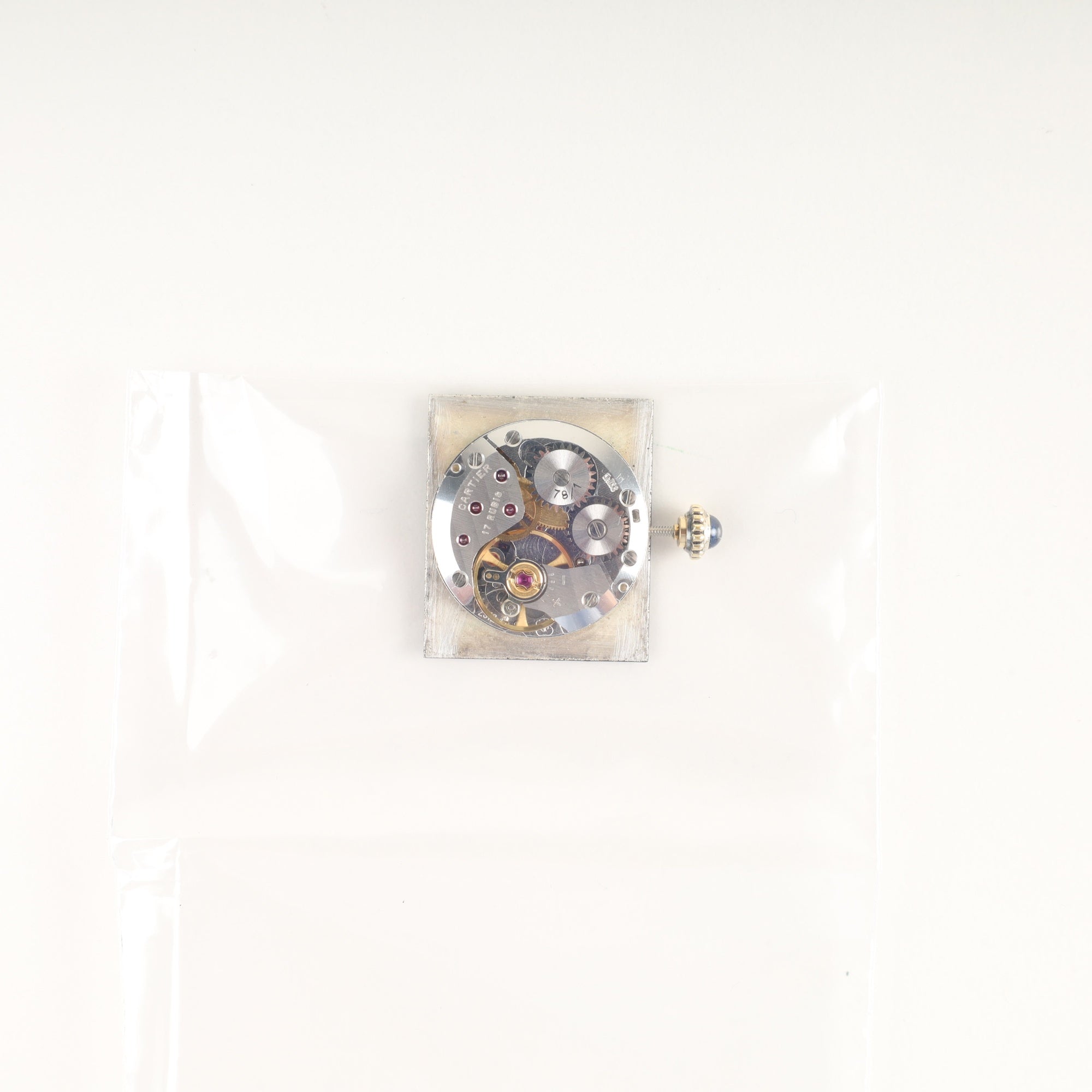 カルティエ マストタンク LM 手巻き Cal.78-1 SV925 革 純正尾錠(GP) ラピスラズリ文字盤 1976年頃~1981年頃 オーバーホール済み