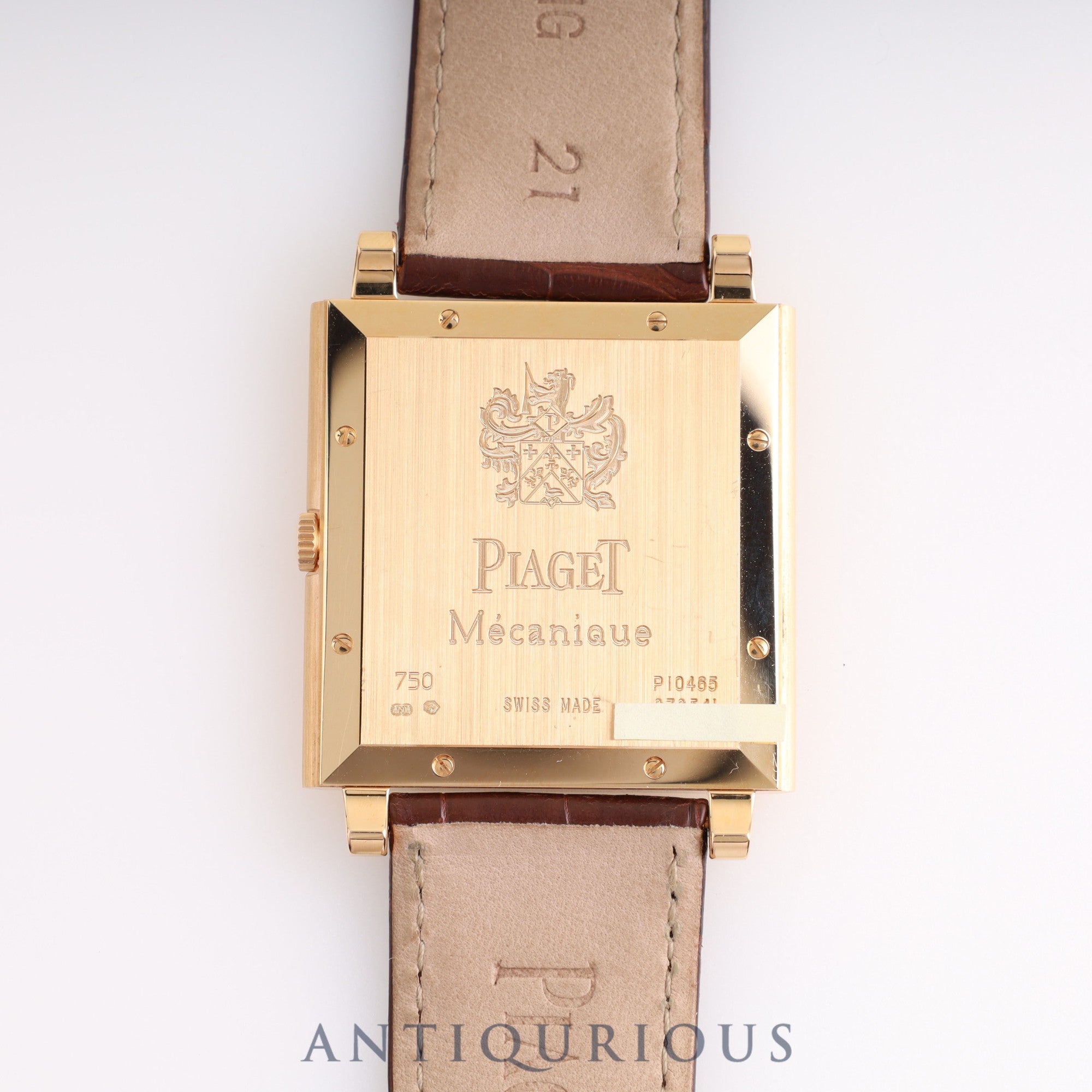 ピアジェ アルティプラノ P10465 手巻き Cal.430P PG 純正革ベルト 純正尾錠(750)シルバー文字盤
