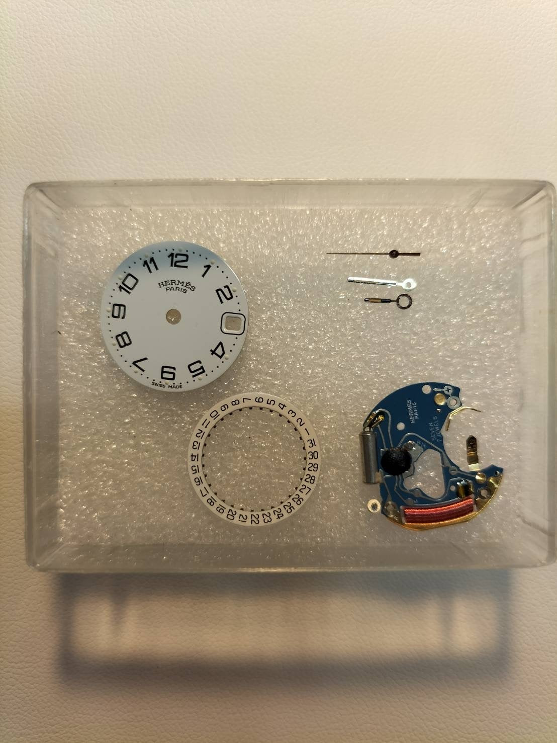 Hermès Clipper CL4.210 Quartz SS SS White Dial Box Manual Warranty (1999) Overhauled