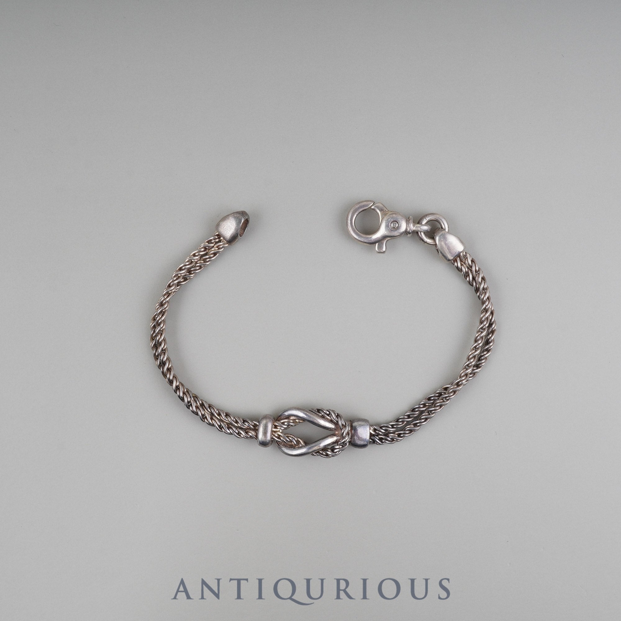 ティファニー ブレスレット センターノットダブルロープ SV925