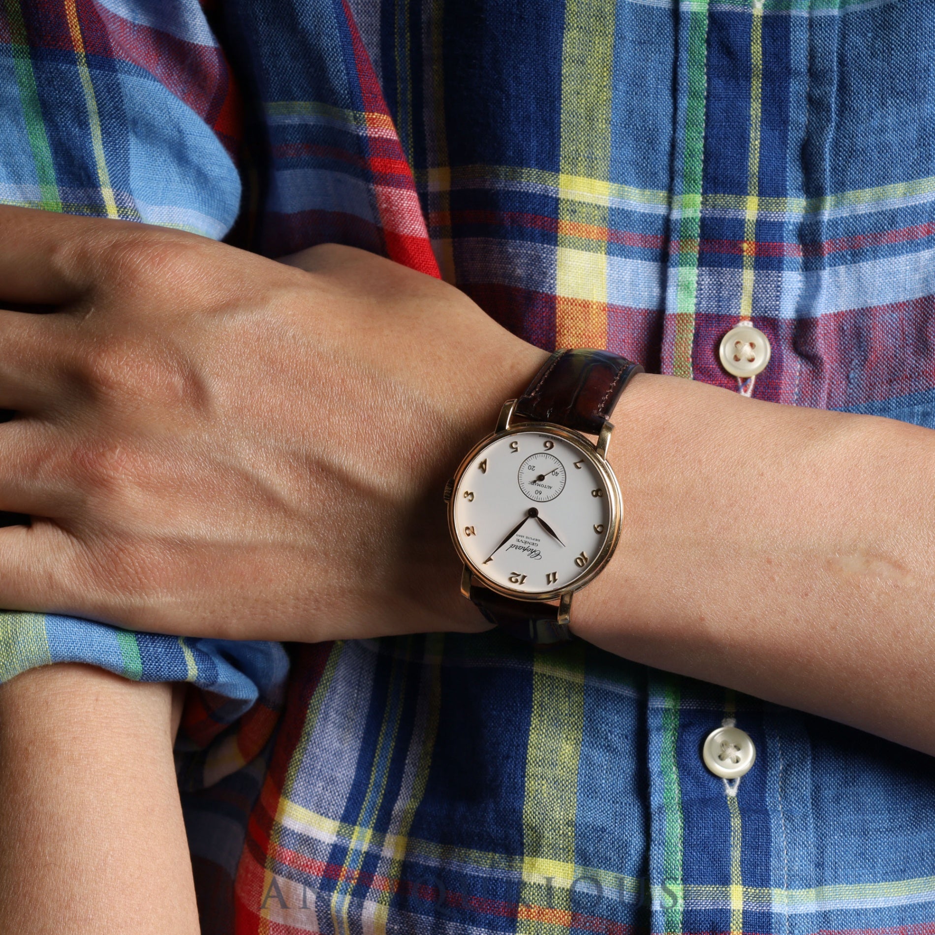 ショパール クラシック 16/1229 135周年記念モデル 自動巻き Cal.11.60 750YG 革 純正尾錠(750YG)ホワイト文字盤