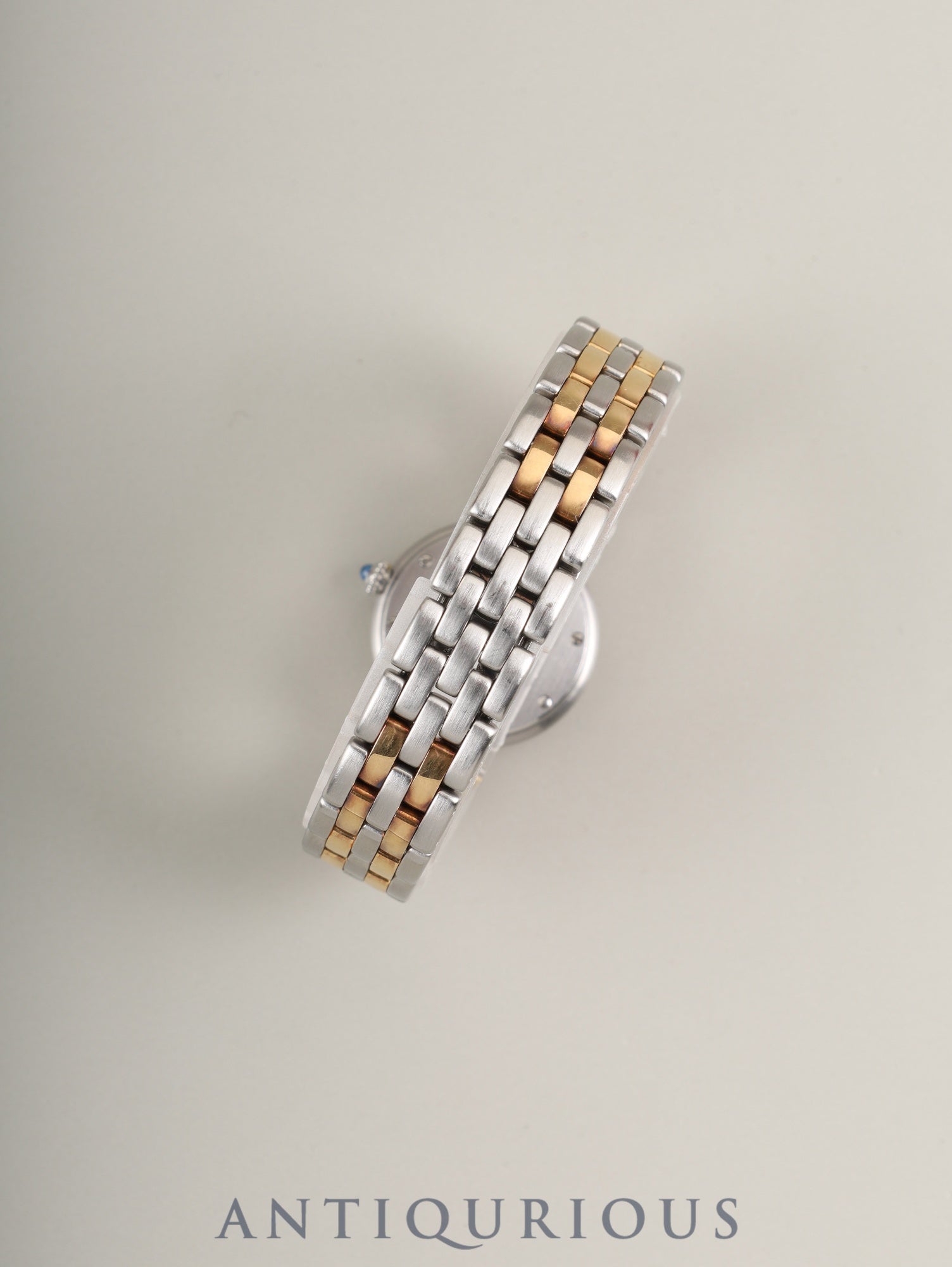 Cartier Panthère Vendôme SM 166920 Quartz Cal.157 Stainless Steel/Yellow Gold 2-row White Roman Dial Box Booklet Warranty (1989) Cartier Repair Certificate (2006) Overhauled