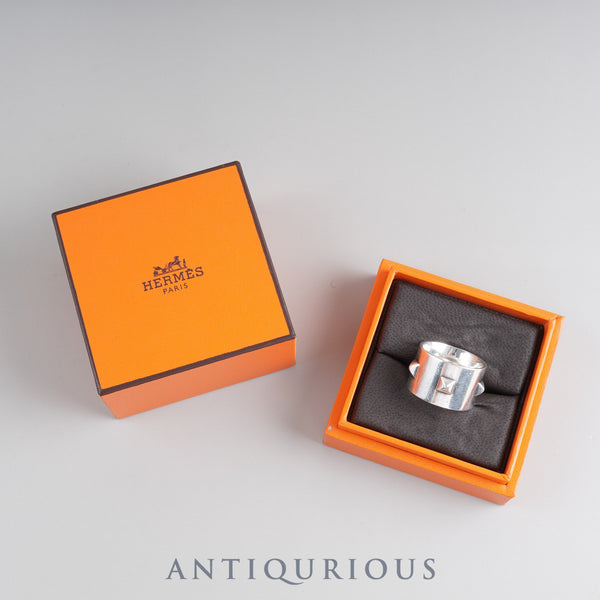 エルメス リング ミニクルー GM スターリングシルバー #57 箱 19年刻