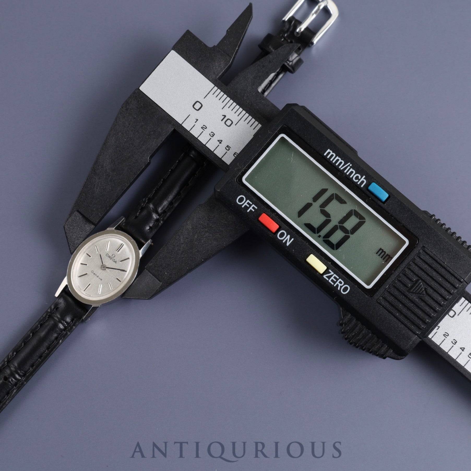 オメガ ジュネーブ 511.0363 手巻き SS 革 社外尾錠(SS)シルバー文字盤 オーバホール済み