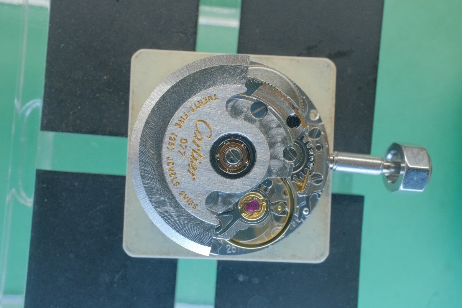 カルティエ サントス ガルベ LM AC 23.80 gr OR 0.750 4.05 gr /2961 自動巻き Cal.2671 SS/YG SS/YG ホワイトローマン文字盤 箱 冊子 保証書 カルティエ修理明細(2002年) オーバーホール済み