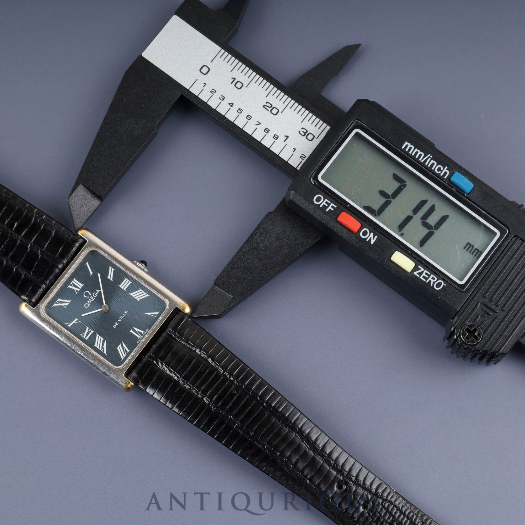 オメガ デ・ヴィル 511.0404 手巻き Cal.625 SS 純正尾錠(SS)ネイビー文字盤 オーバーホール済み