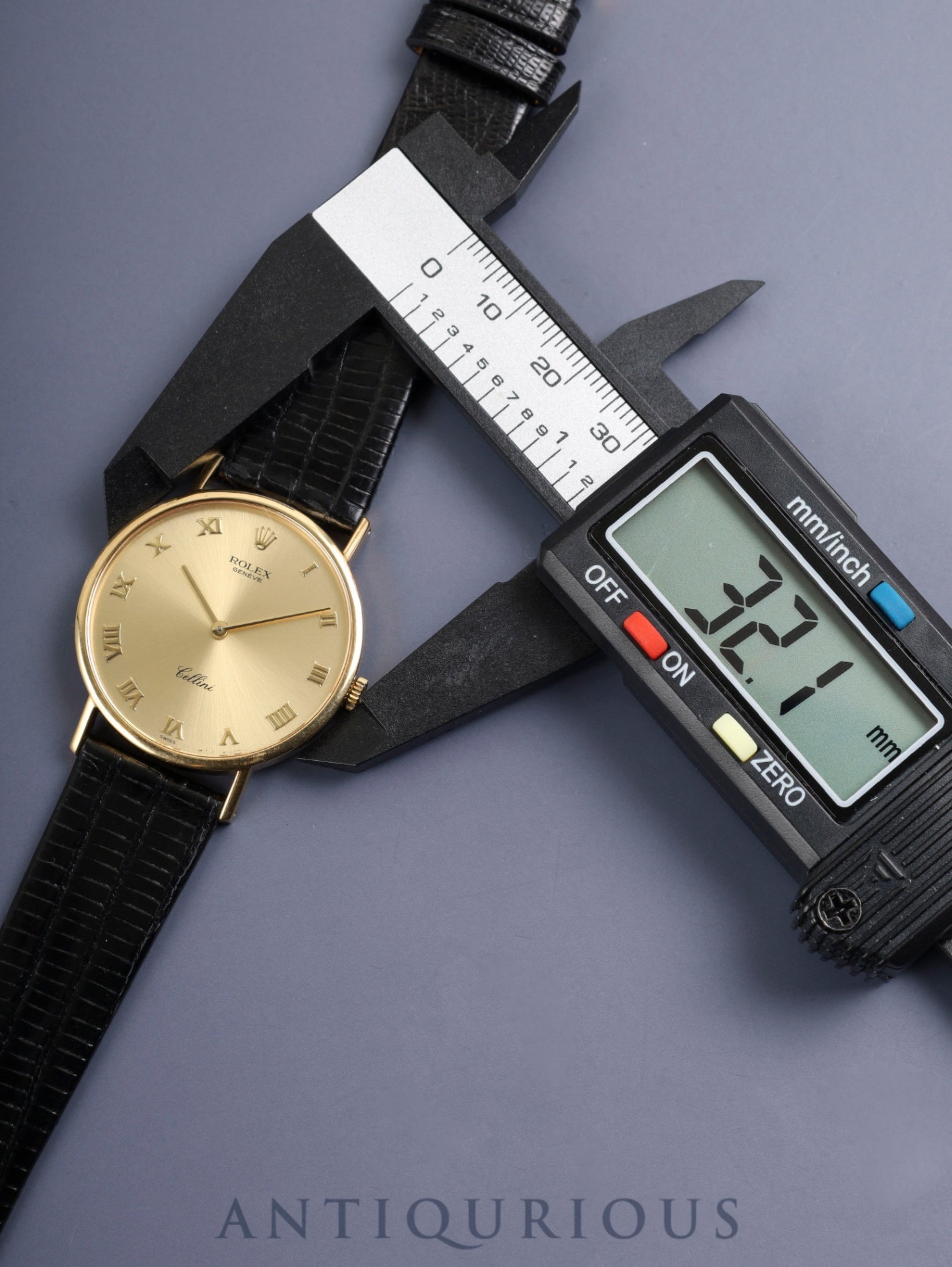 ロレックス チェリーニ 5112 手巻き Cal.1601 750YG 革 純正ピンバックル(750YG) シャンパン文字盤 L番台 保証書(1990年) オーバーホール済み