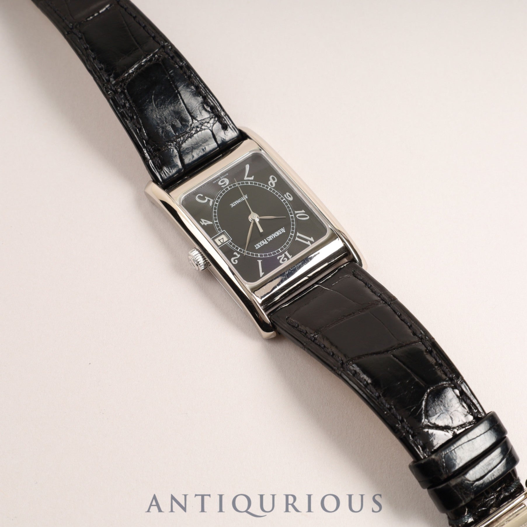 Audemars Piguet Edward Piguet 15015BC.OO.D001CR.01 Automatic Cal.2140 750 Leather Black Arabic Dial 1994-2000