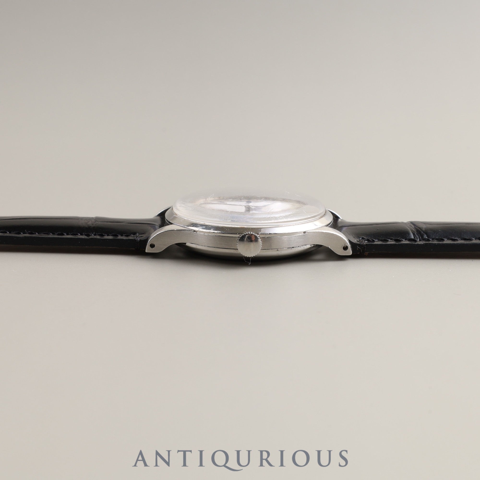 IWC Old Inter R347A Automatic Cal.853 SS Leather Cursive Logo White Dial 35.0mm IWC